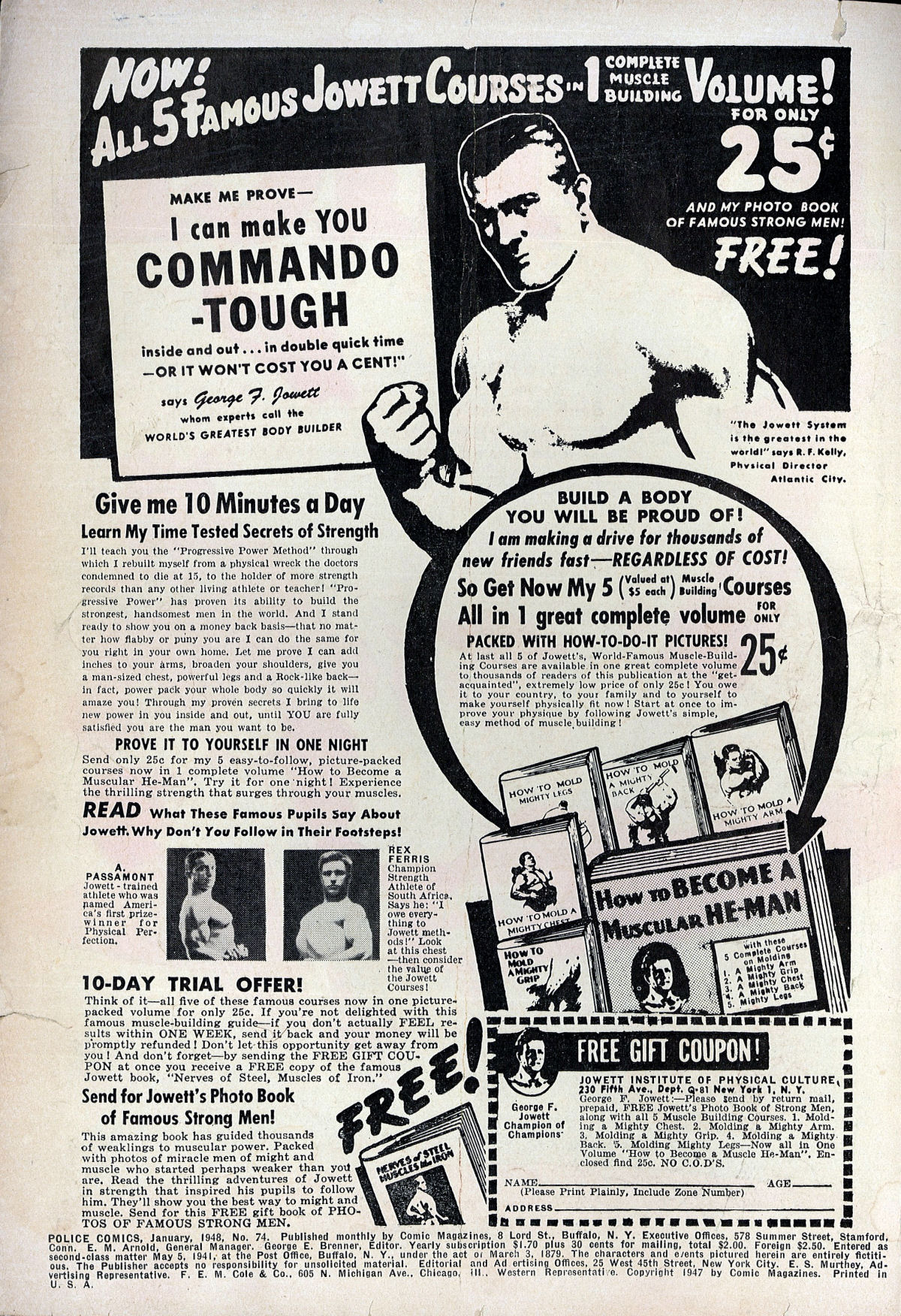 Read online Police Comics comic -  Issue #74 - 3