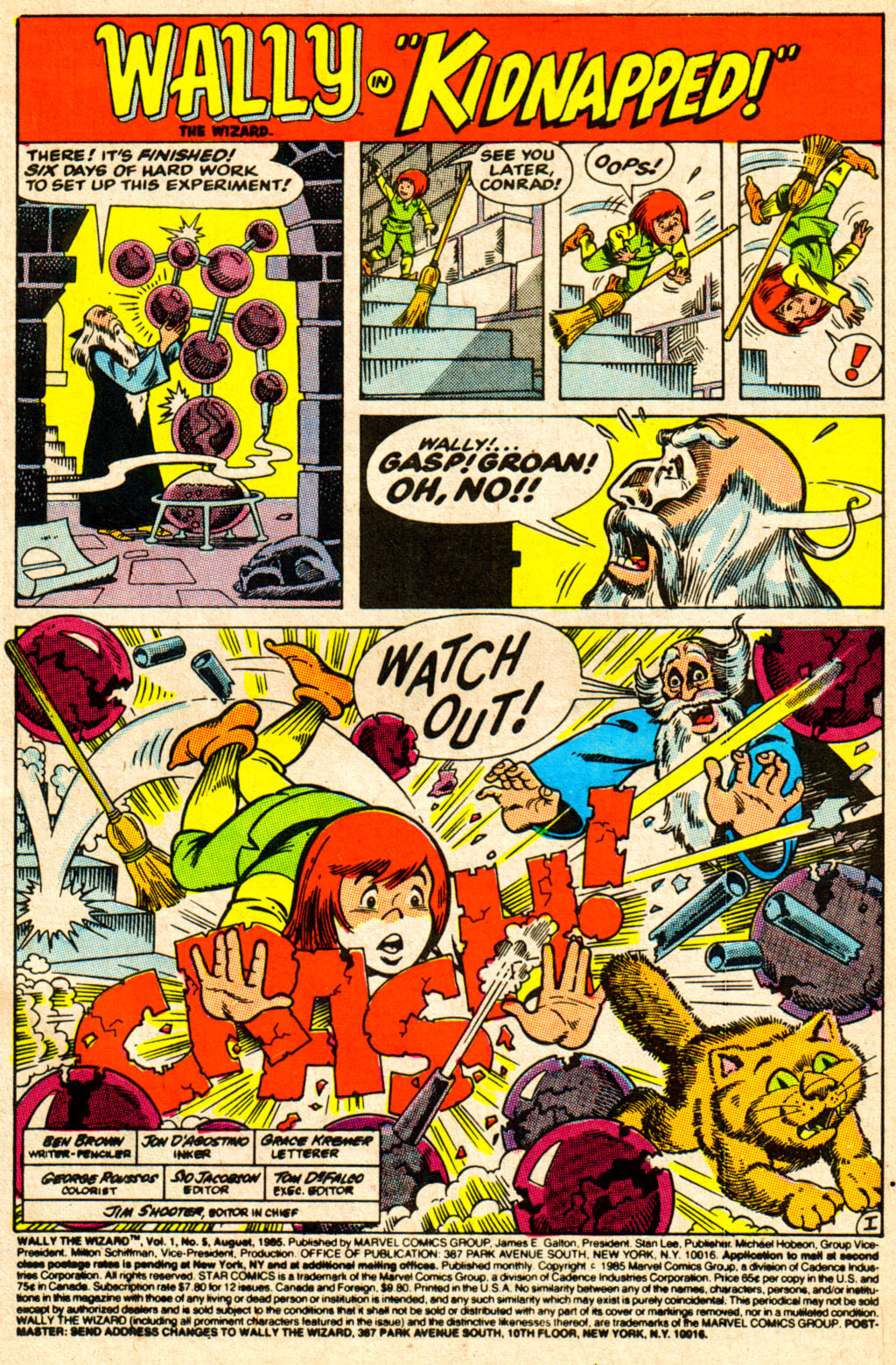 Read online Wally the Wizard comic -  Issue #5 - 2