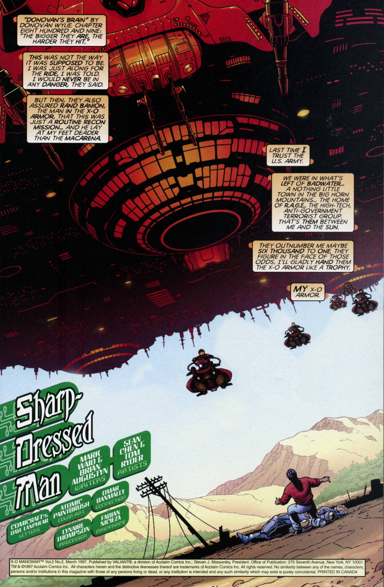 Read online X-O Manowar (1996) comic -  Issue #2 - 2