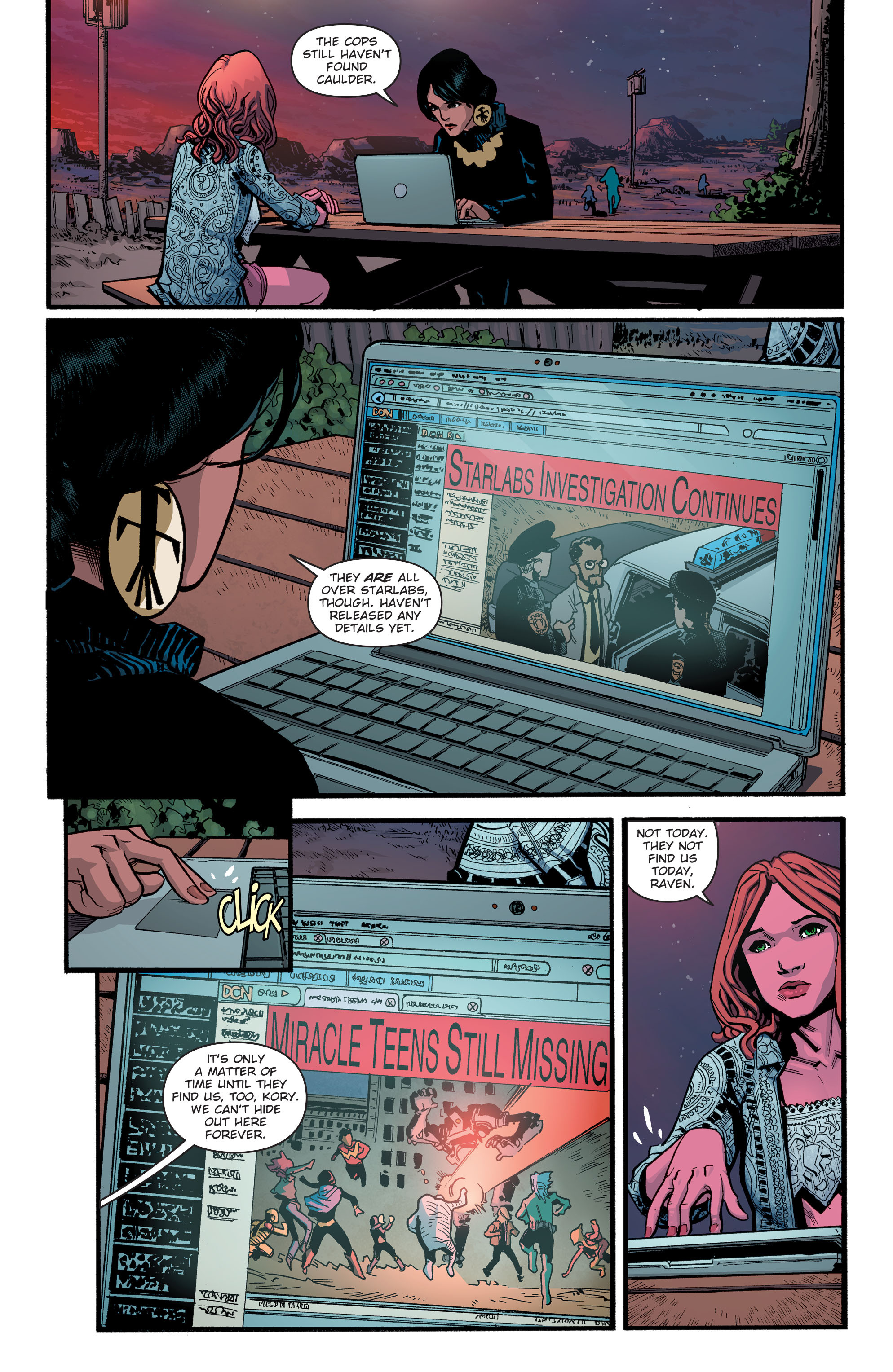Read online Teen Titans: Earth One comic -  Issue #2 - 129