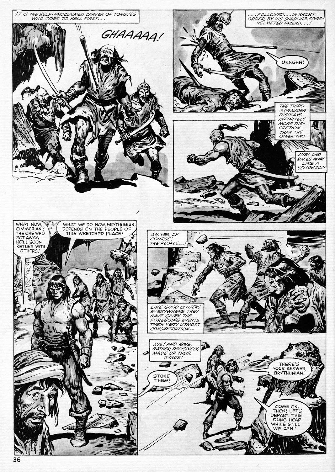 The Savage Sword Of Conan issue 77 - Page 36