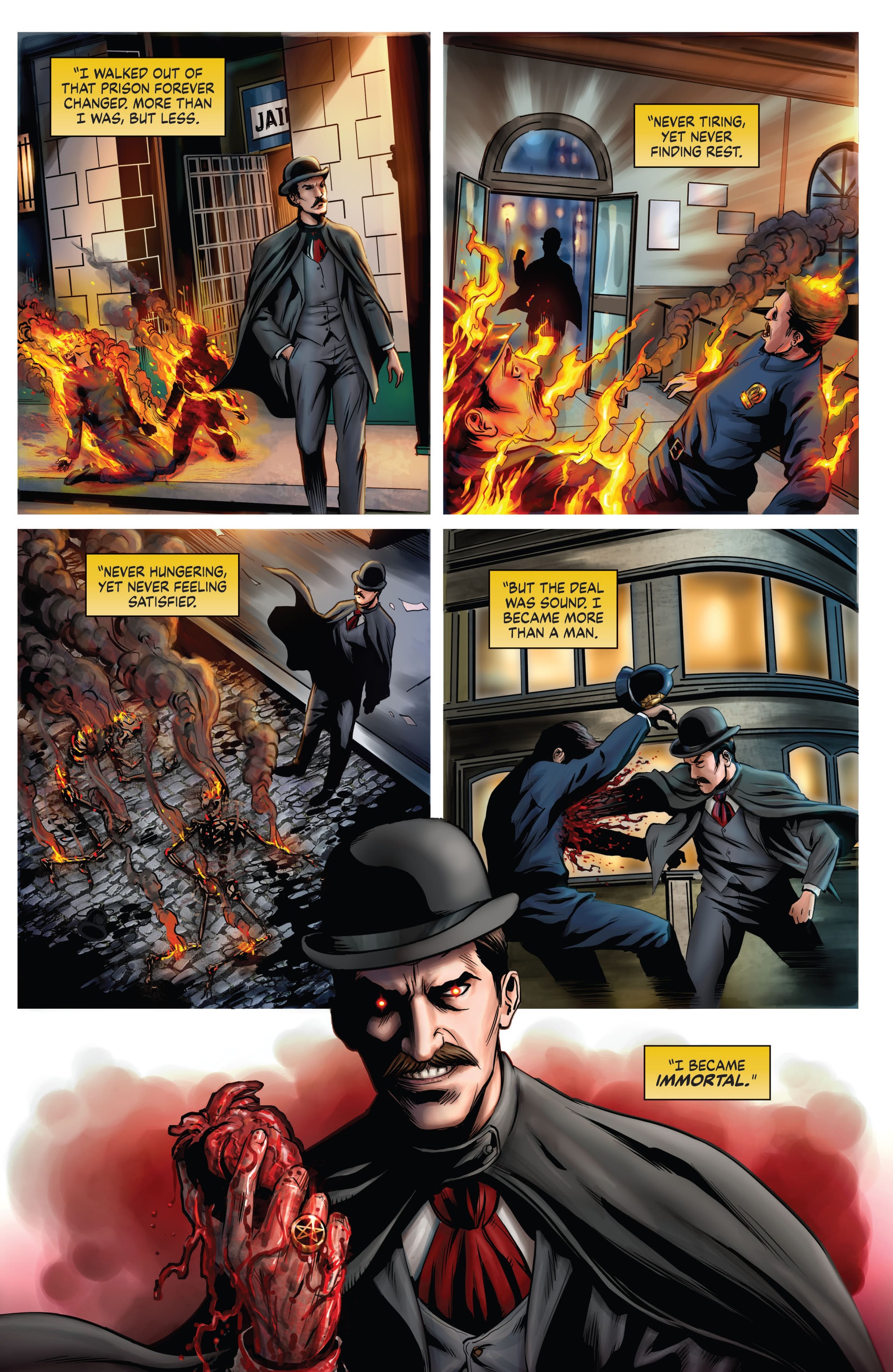 Read online Grimm Tales of Terror Quarterly: H.H. Holmes comic -  Issue # Full - 64