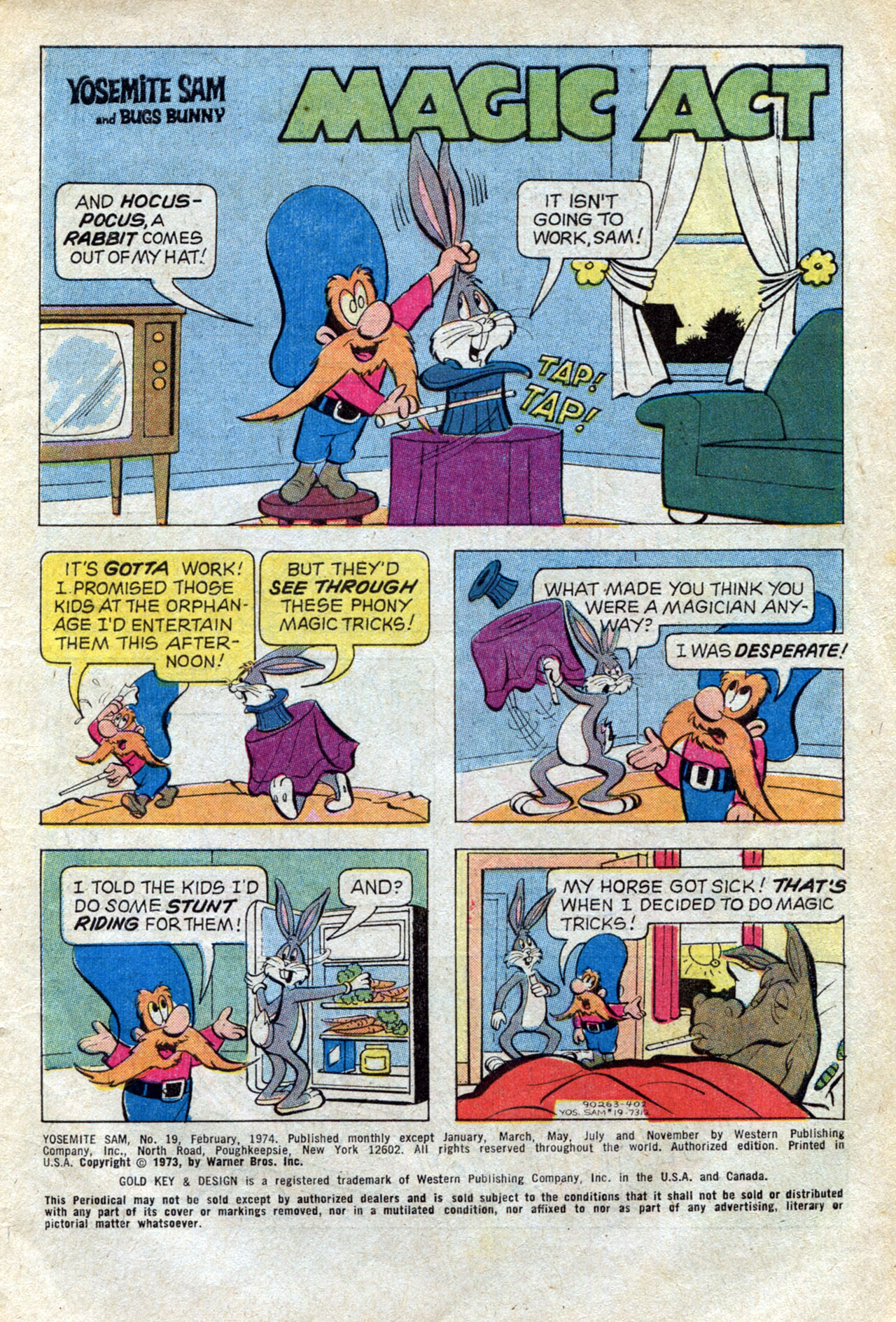 Read online Yosemite Sam and Bugs Bunny comic -  Issue #19 - 3