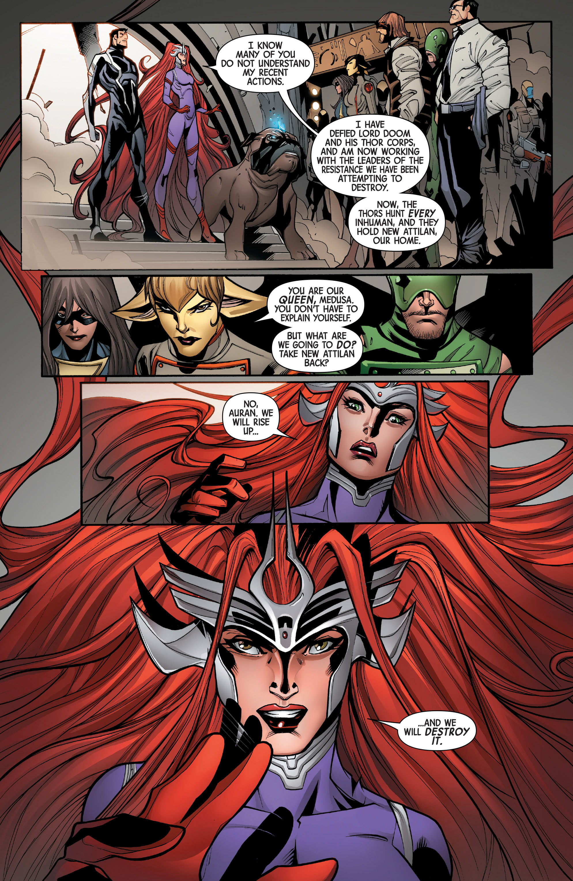Read online Inhumans: Attilan Rising comic -  Issue #5 - 6