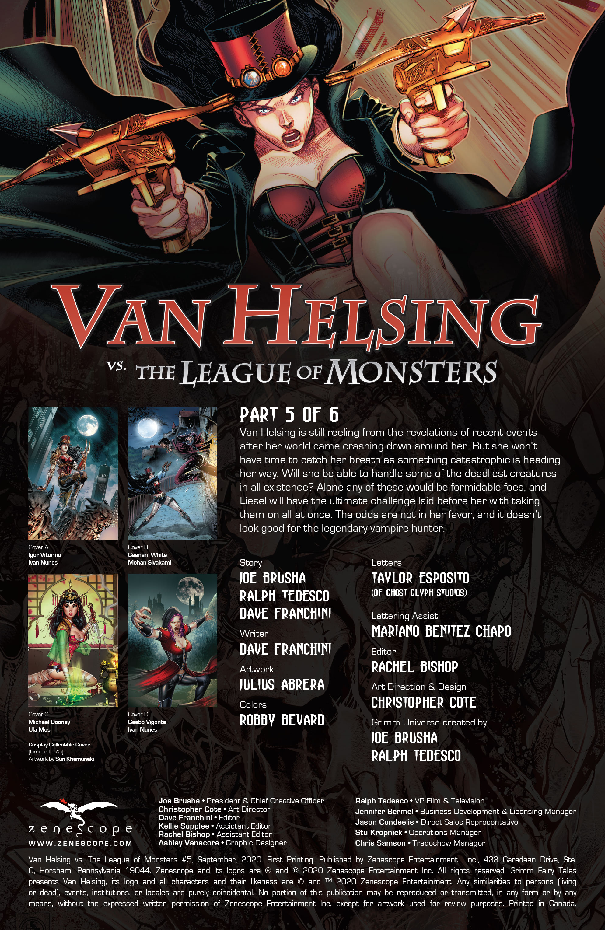 Read online Van Helsing vs The League of Monsters comic -  Issue #5 - 2