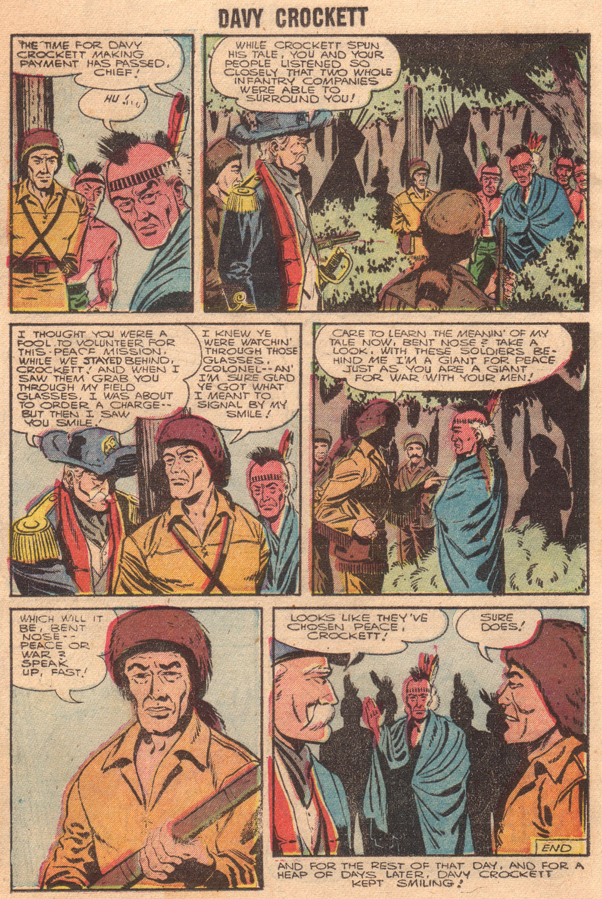 Read online Davy Crockett comic -  Issue #5 - 27