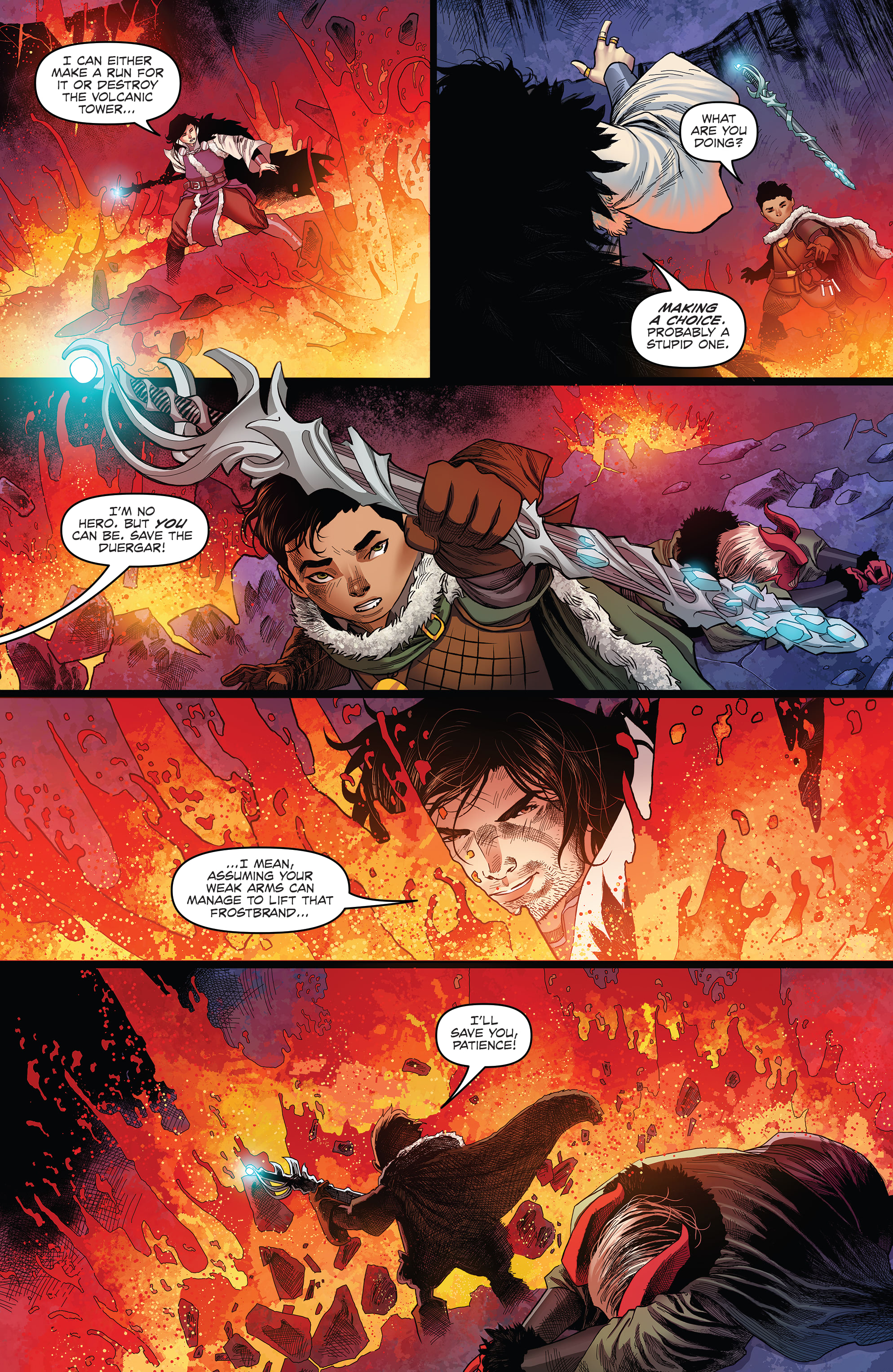 Read online Dungeons & Dragons: At the Spine of the World comic -  Issue #4 - 17