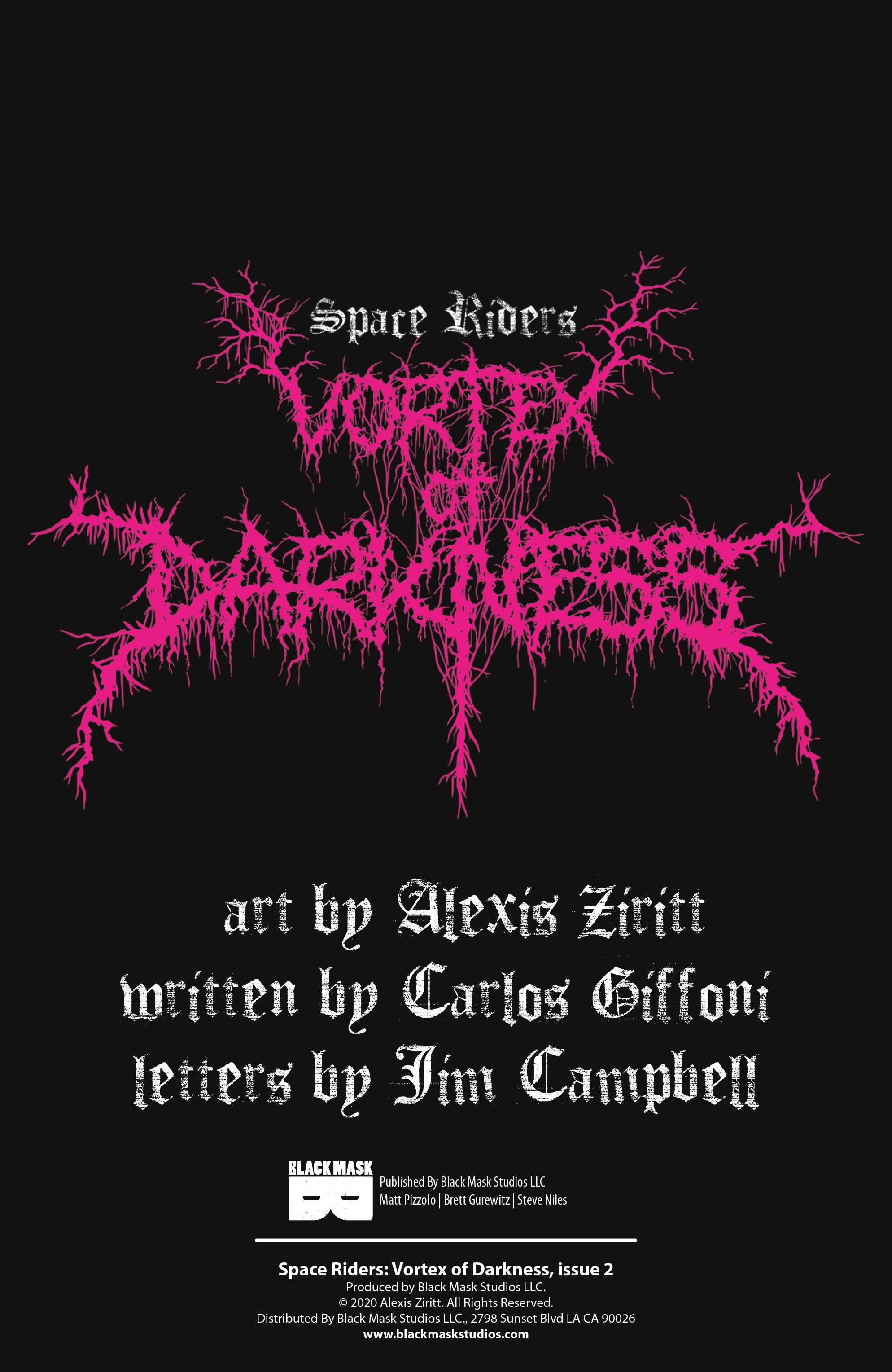 Read online Space Riders: Vortex Of Darkness comic -  Issue #2 - 2