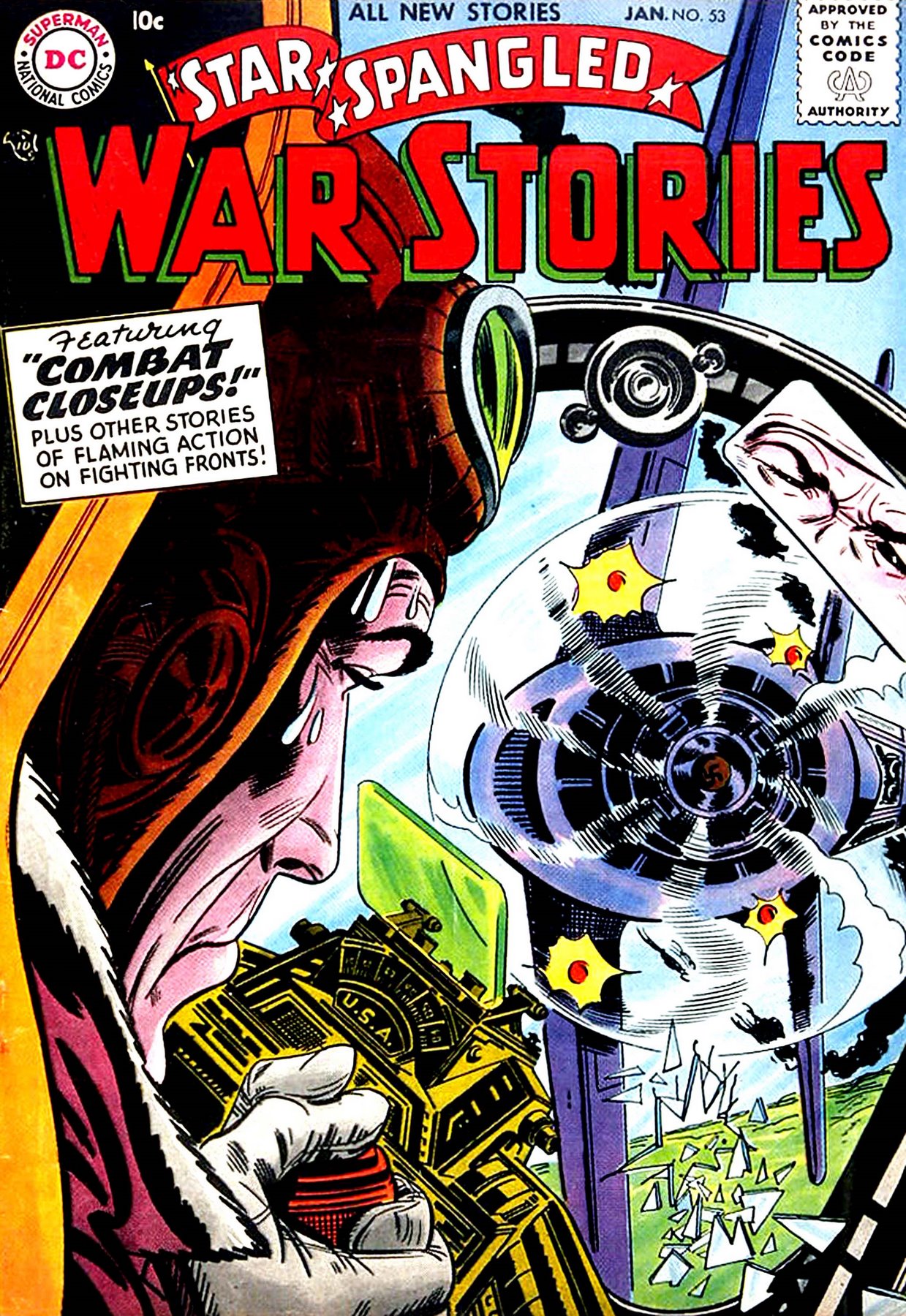 Read online Star Spangled War Stories (1952) comic -  Issue #53 - 1
