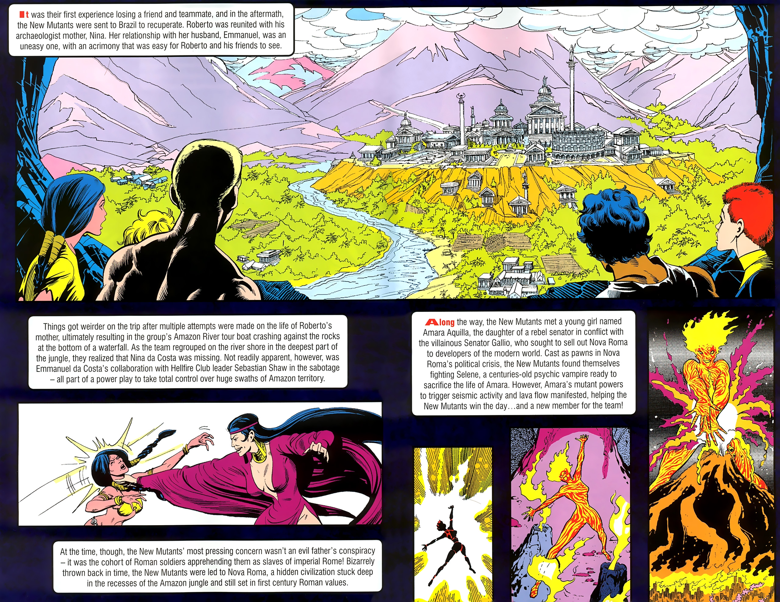 Read online New Mutants Saga comic -  Issue # Full - 9