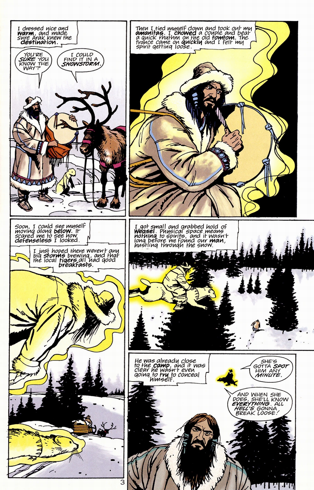 Read online Muktuk Wolfsbreath: Hard-Boiled Shaman comic -  Issue #3 - 4