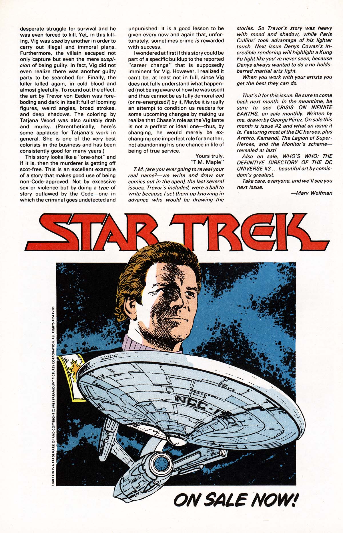 Read online Vigilante (1983) comic -  Issue #18 - 29