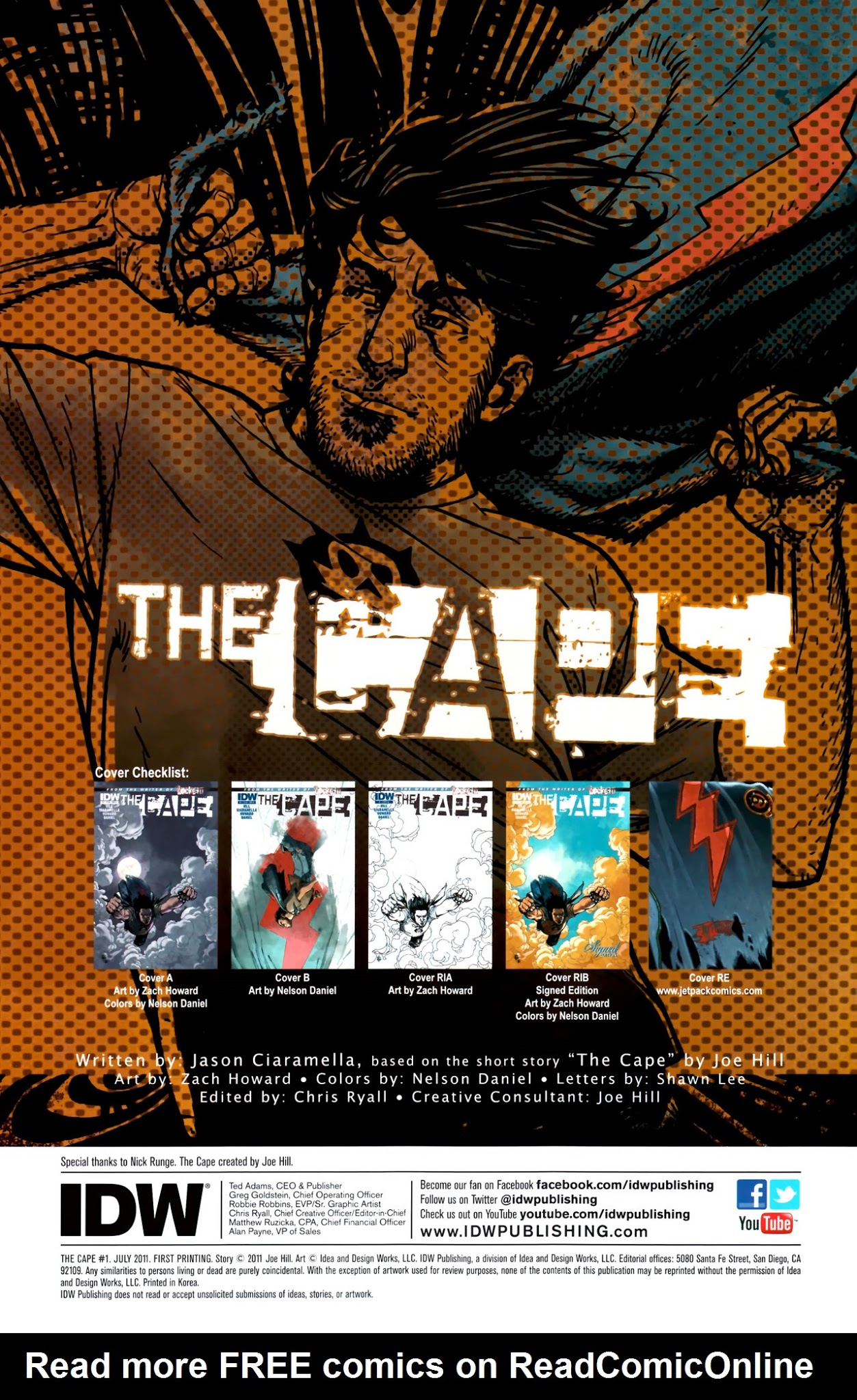 Read online The Cape comic -  Issue #1 - 4