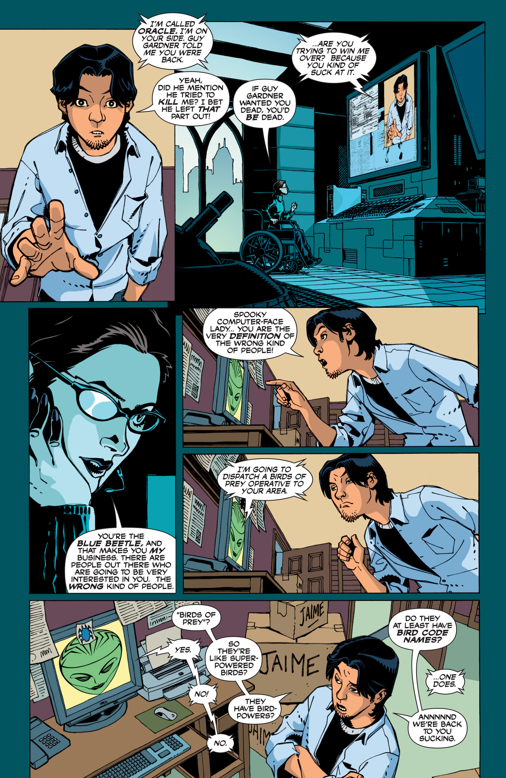 Read online Blue Beetle (2006) comic -  Issue #4 - 4