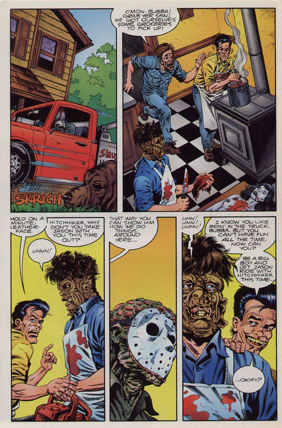 Read online Jason vs Leatherface comic -  Issue #2 - 14