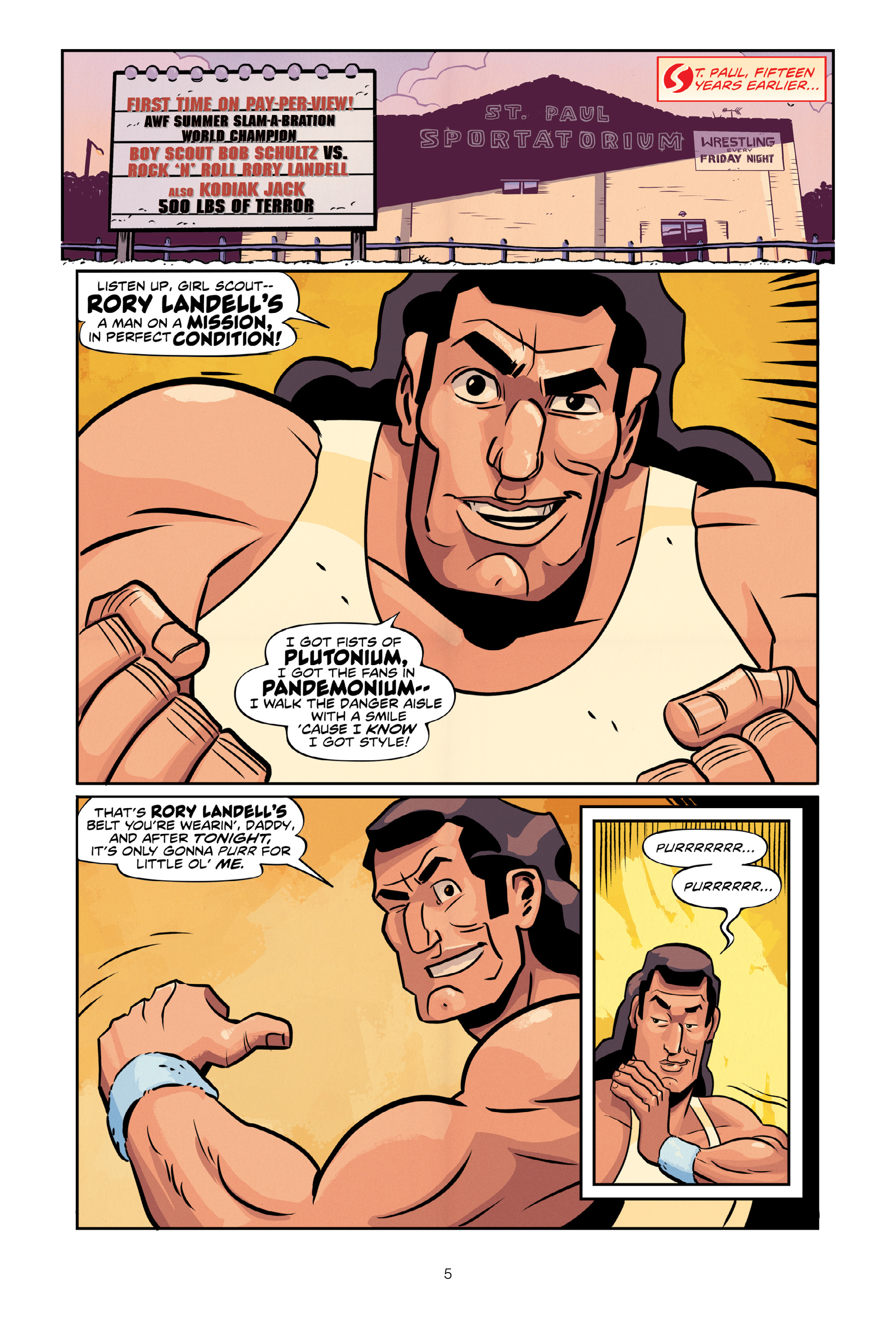 Read online Invasion from Planet Wrestletopia comic -  Issue #1 - 5