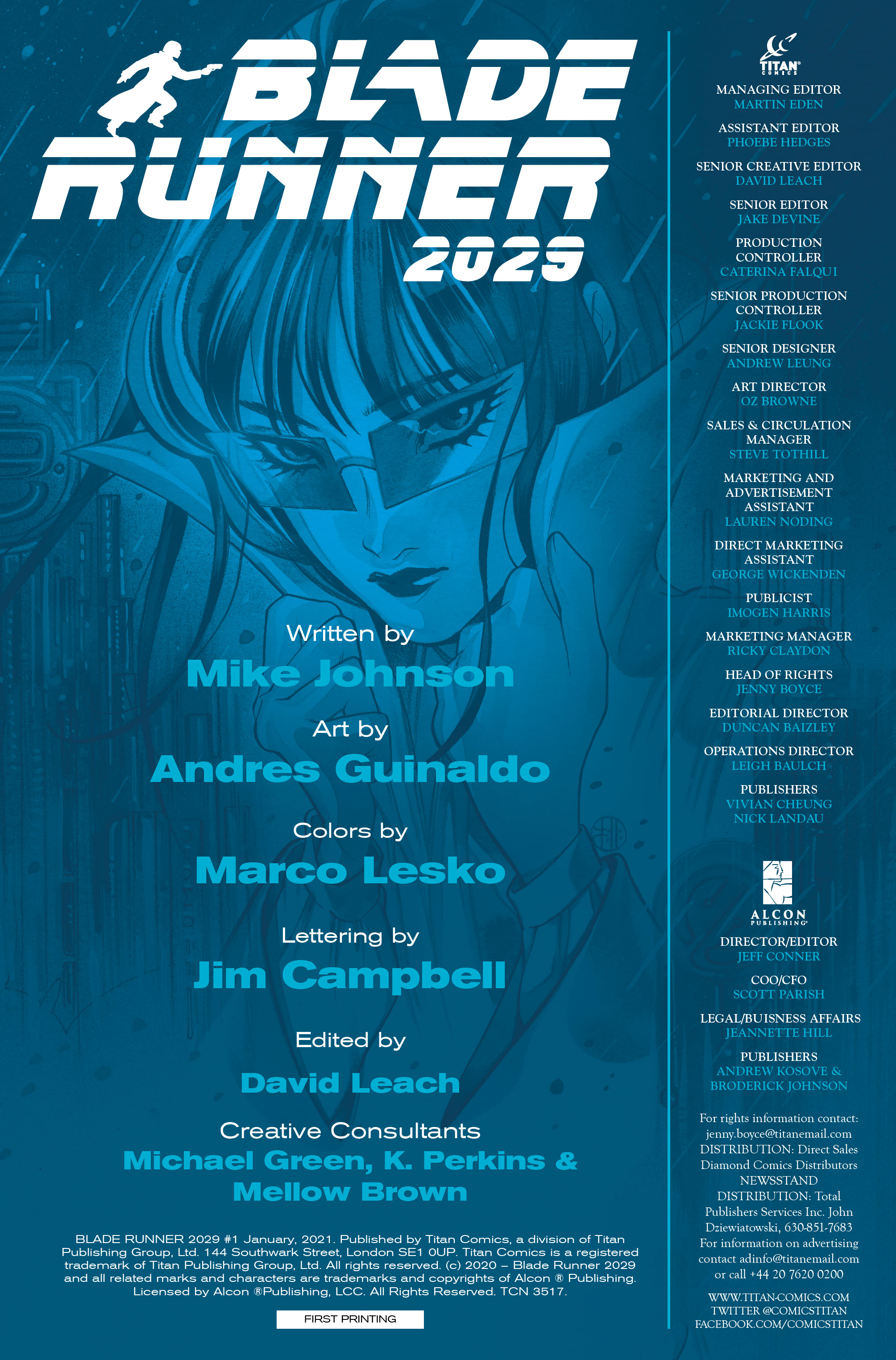 Read online Blade Runner 2029 comic -  Issue #1 - 6