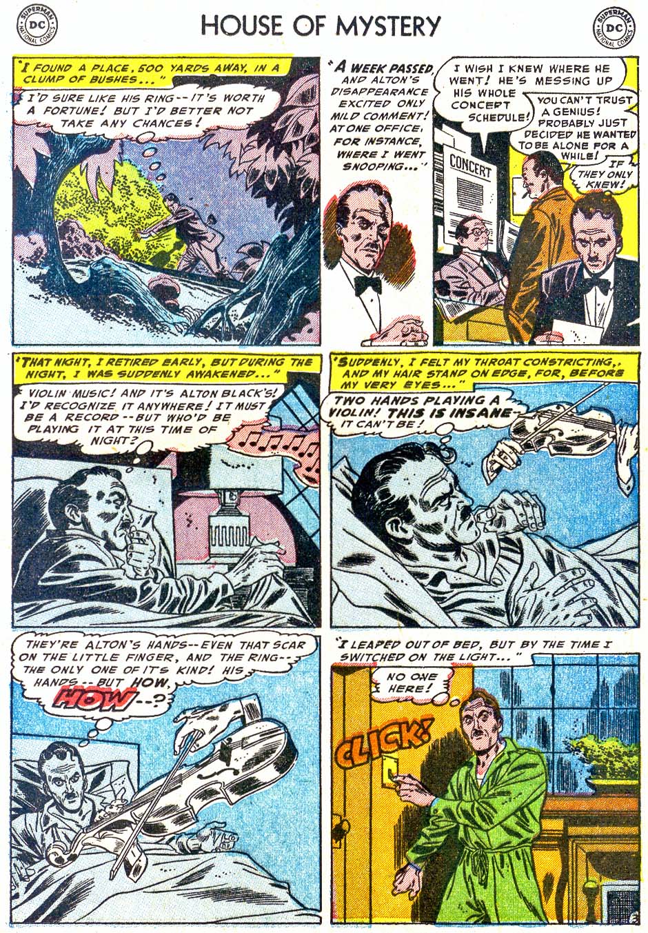 Read online House of Mystery (1951) comic -  Issue #25 - 21