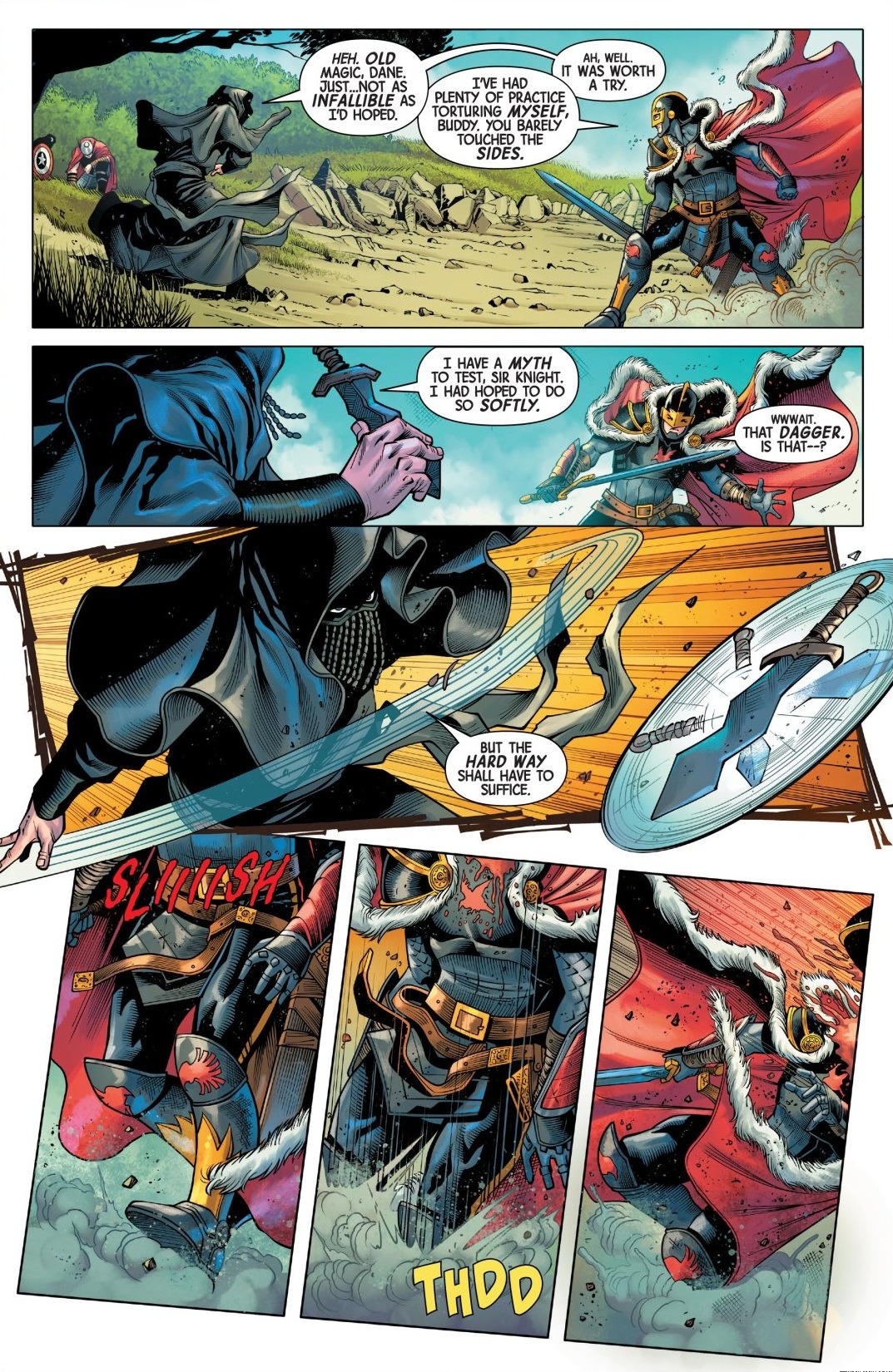 Read online Black Knight: Curse Of The Ebony Blade comic -  Issue #1 - 15