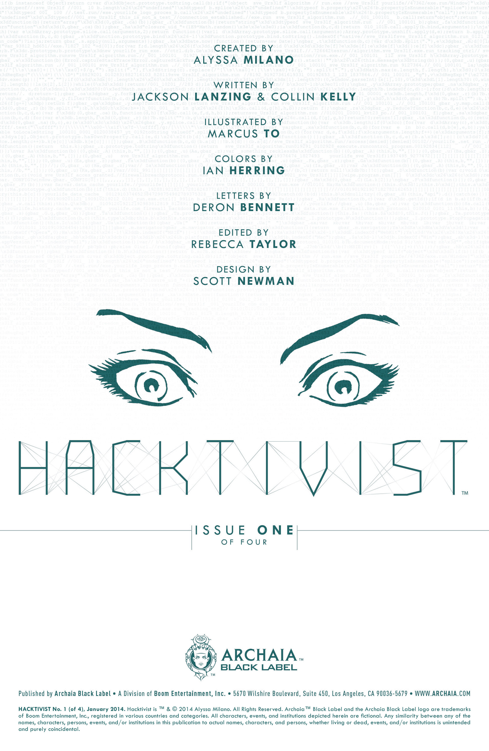 Read online Hacktivist comic -  Issue #1 - 2
