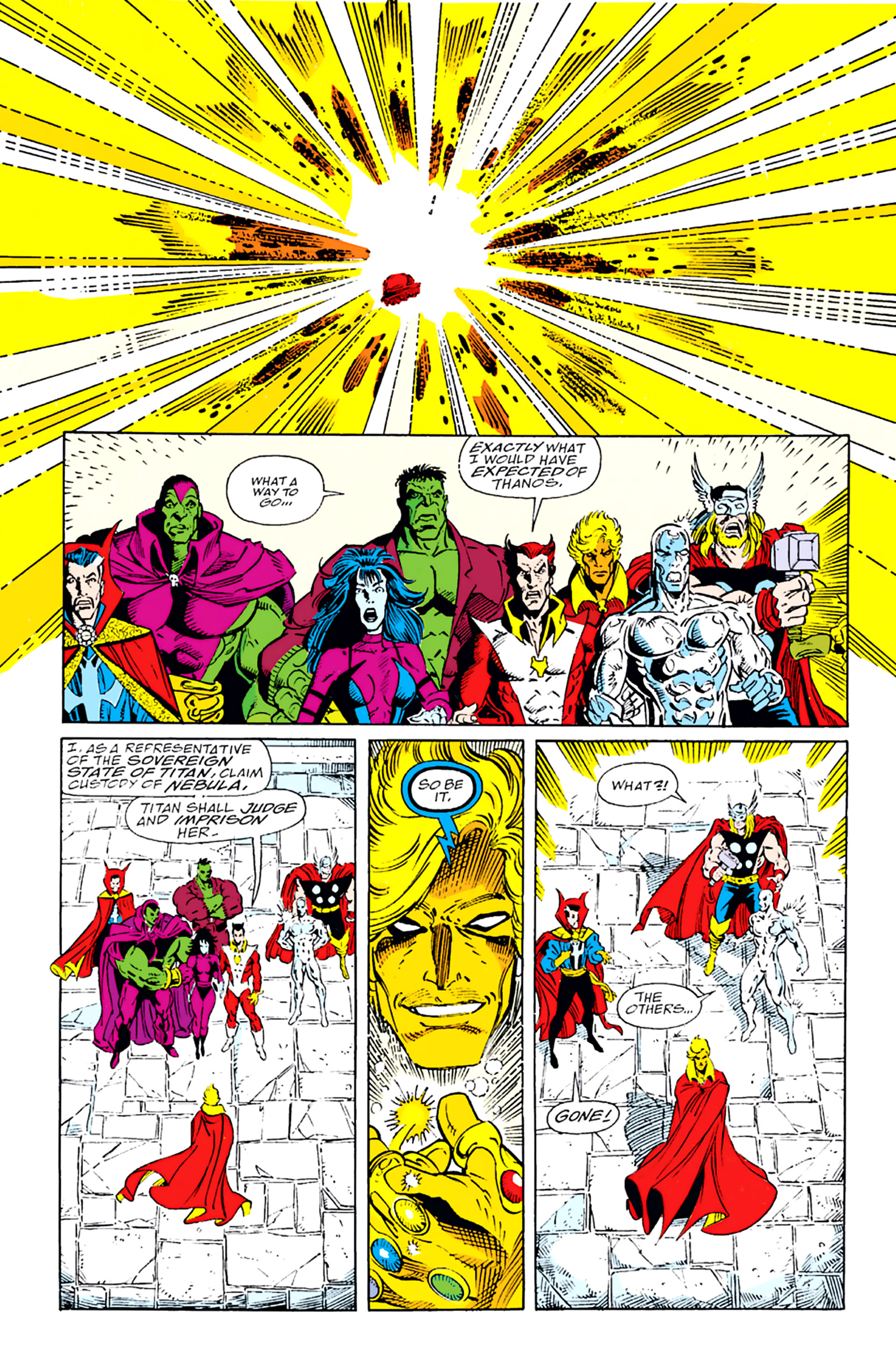 Read online Infinity Gauntlet (1991) comic -  Issue #6 - 31