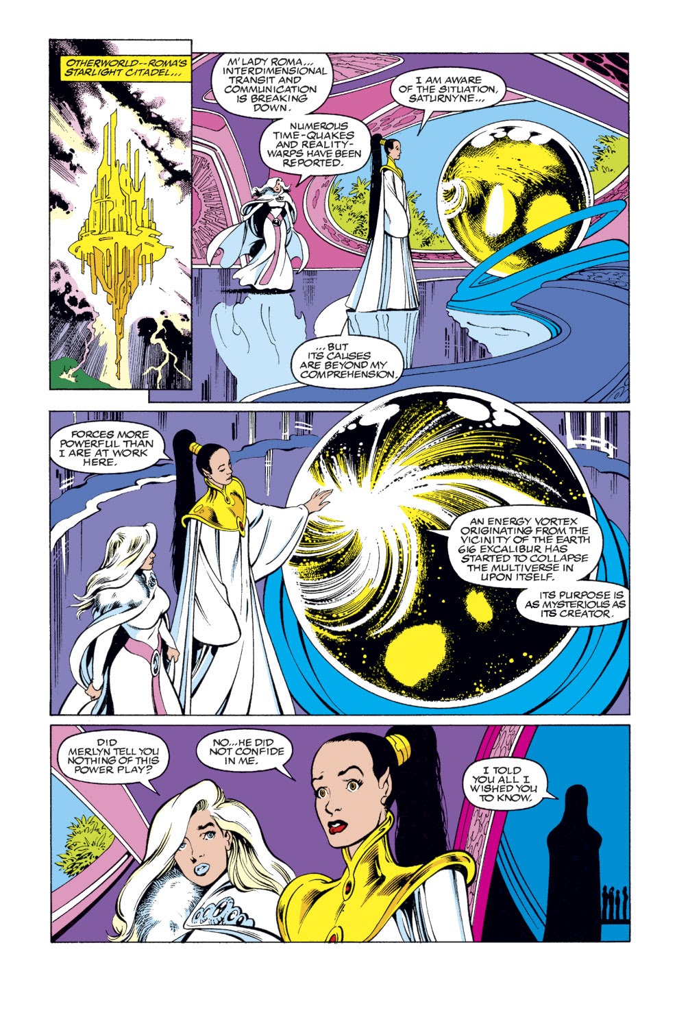 Read online Excalibur (1988) comic -  Issue #49 - 22