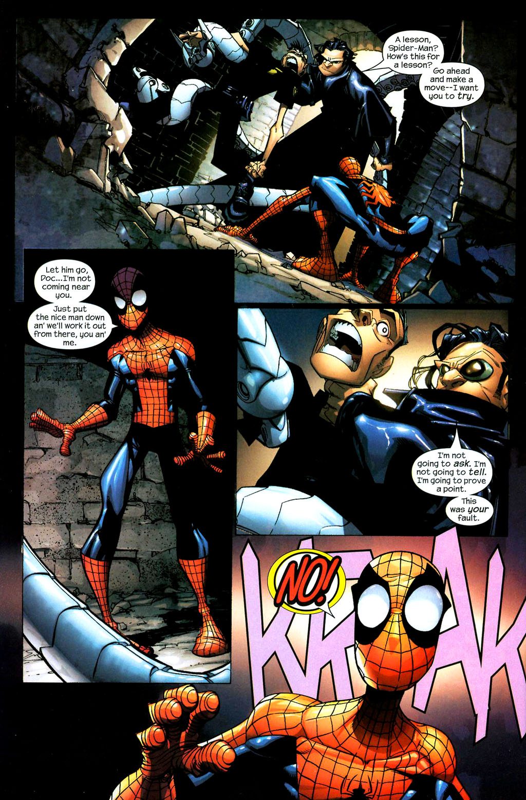 Read online The Spectacular Spider-Man (2003) comic -  Issue #10 - 16