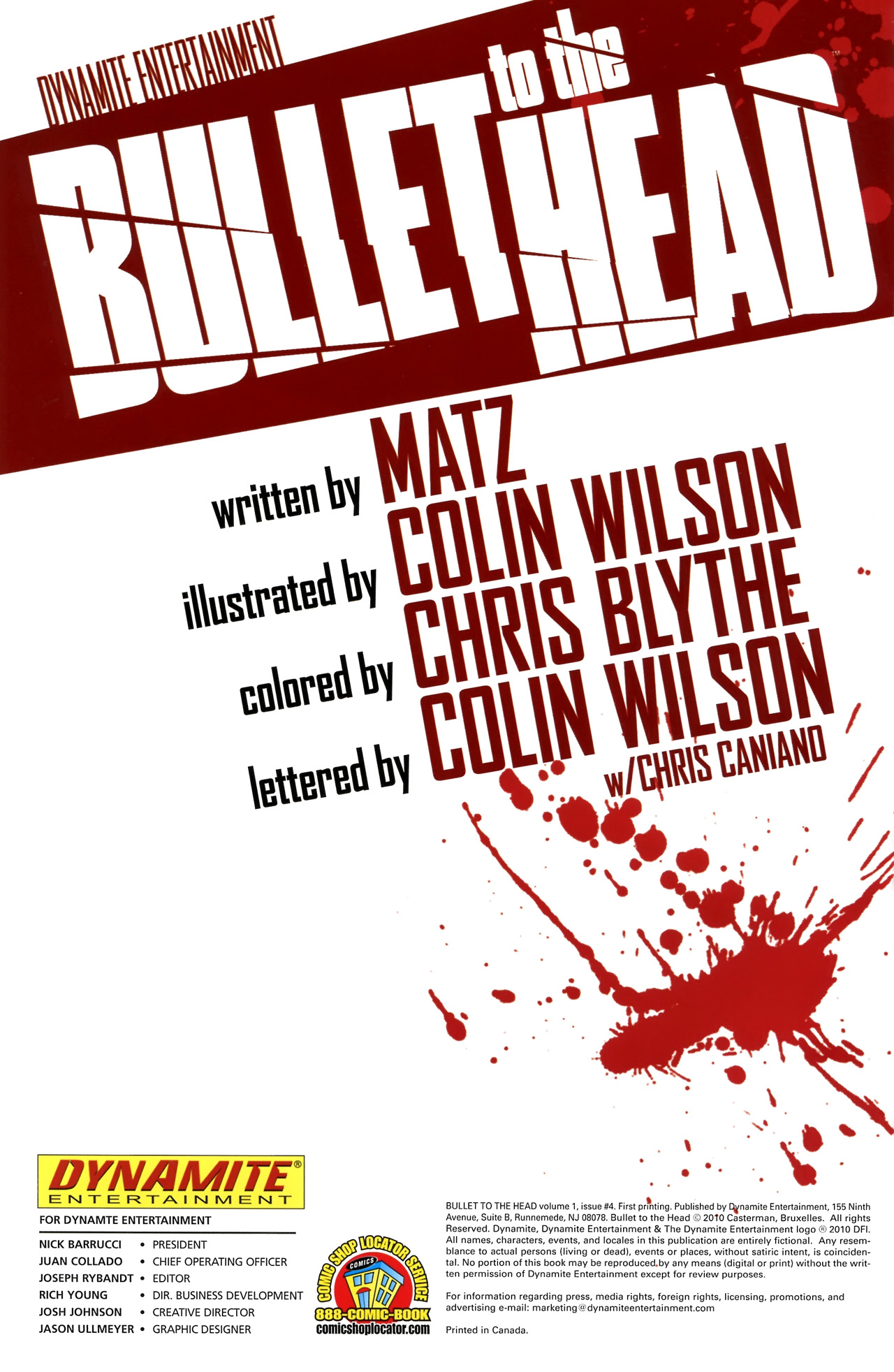 Read online Bullet to the Head comic -  Issue #4 - 2