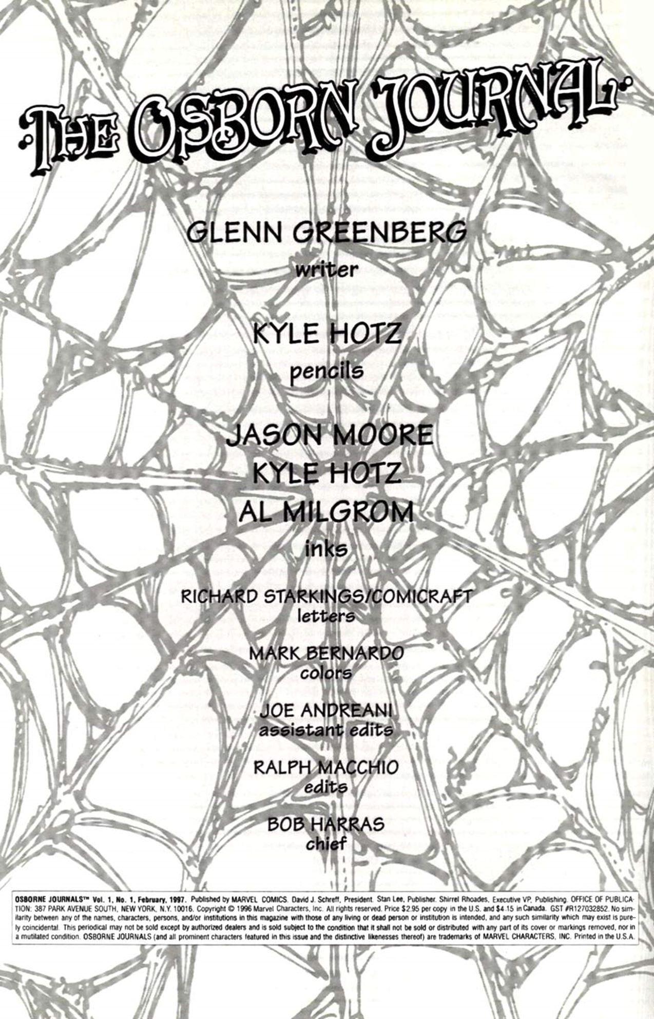 Read online Spider-Man: The Osborn Journal comic -  Issue # Full - 2