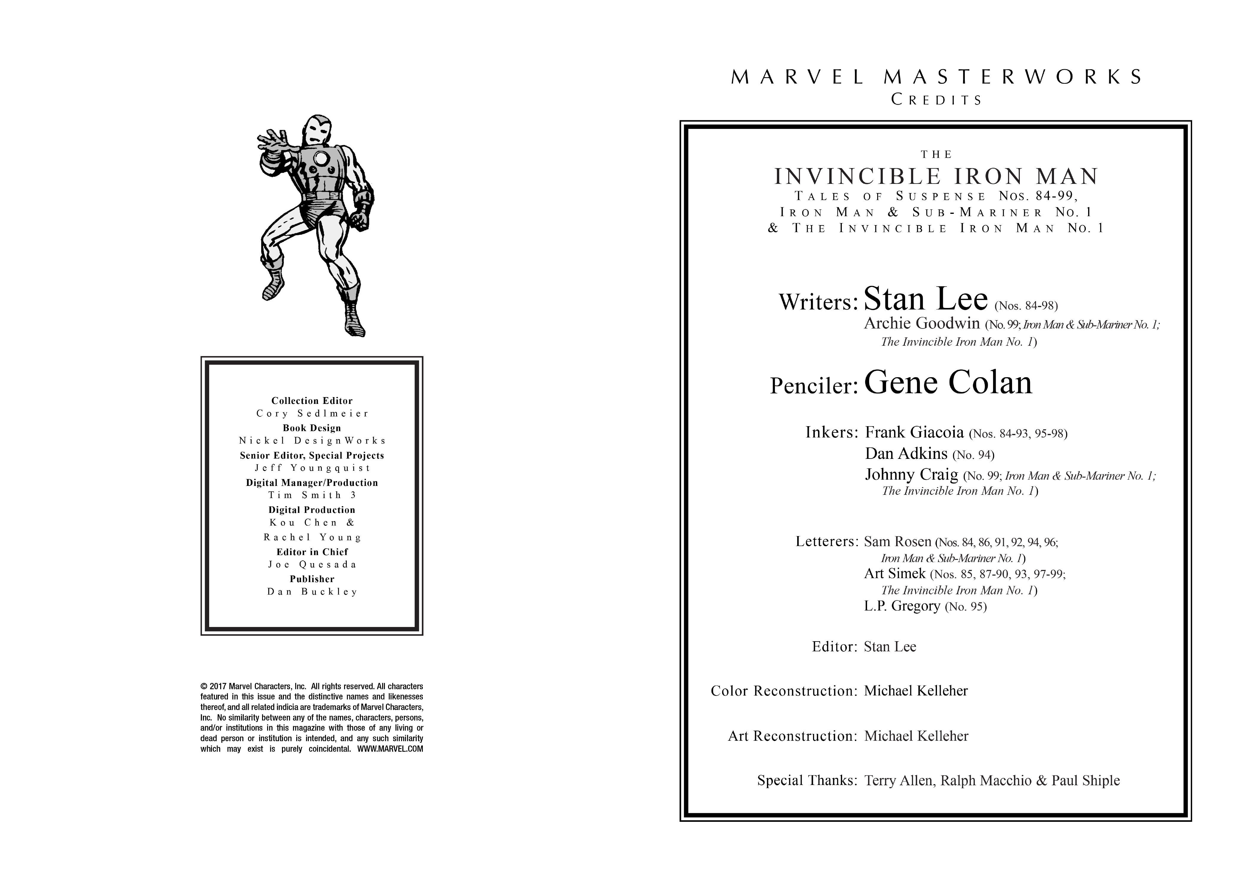 Read online Marvel Masterworks: The Invincible Iron Man comic -  Issue # TPB 4 (Part 1) - 3