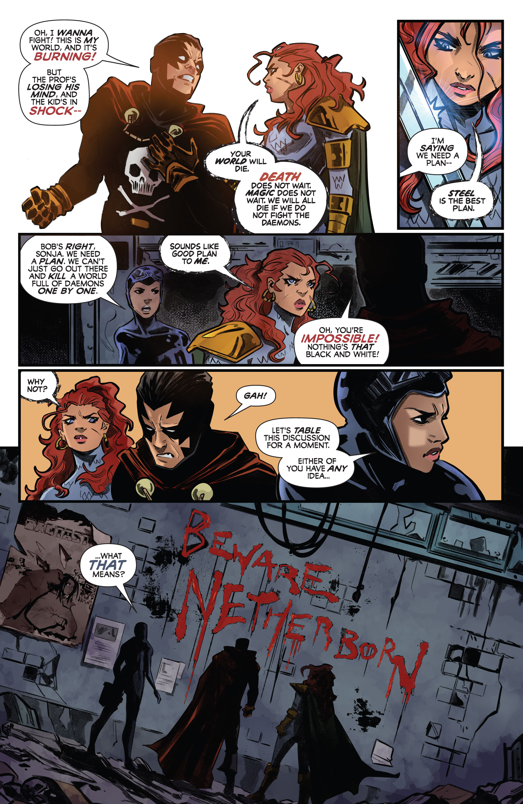 Read online Vampirella Vs. Red Sonja comic -  Issue #2 - 21