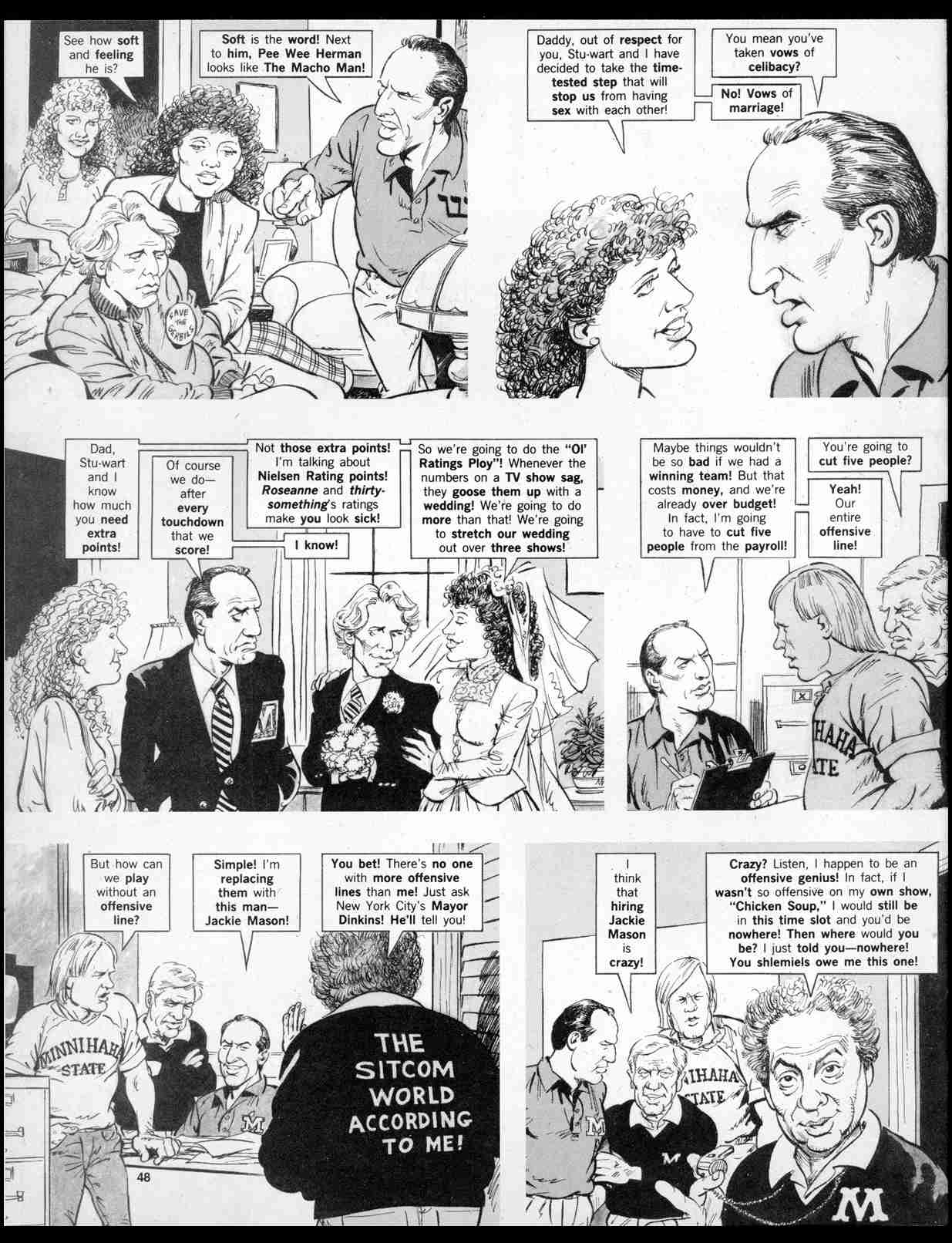 Read online MAD comic -  Issue #296 - 50