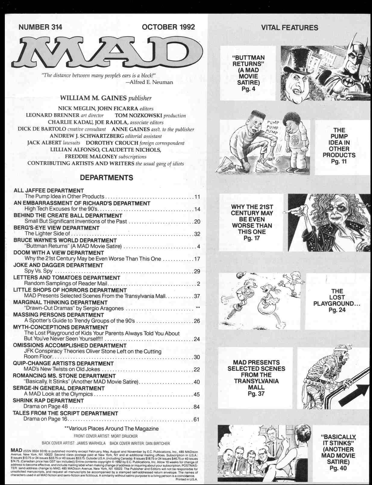 Read online MAD comic -  Issue #314 - 3