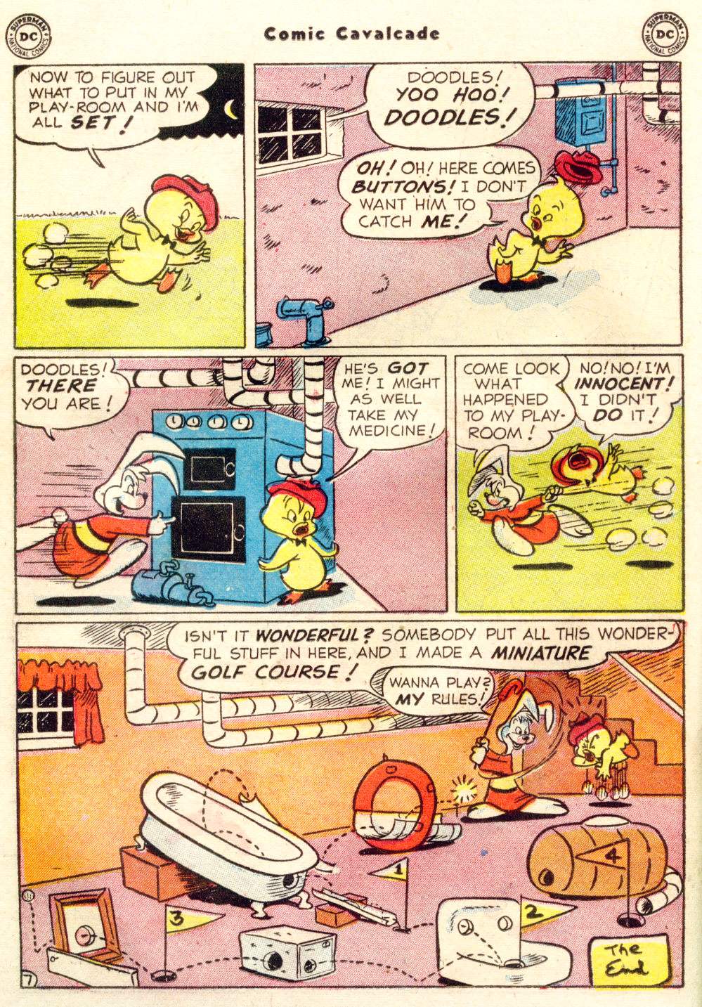 Read online Comic Cavalcade comic -  Issue #45 - 50