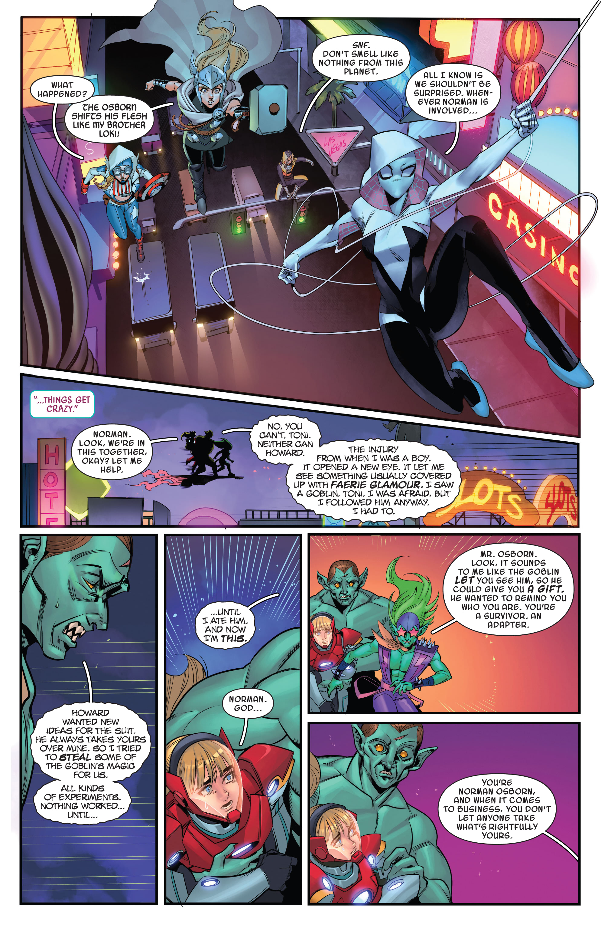 Read online Spider-Gwen: Gwenverse comic -  Issue #3 - 17