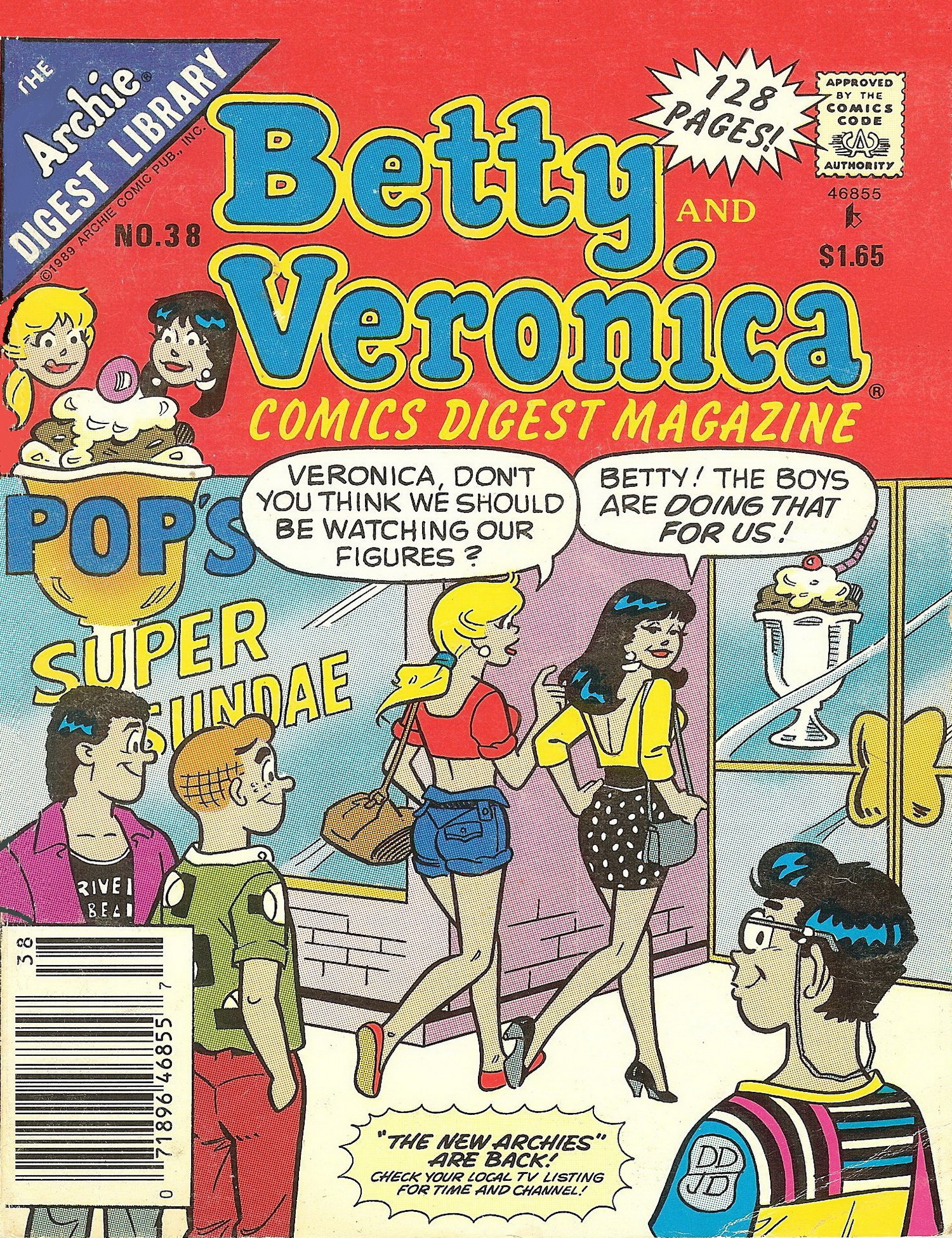 Read online Betty and Veronica Digest Magazine comic -  Issue #38 - 1
