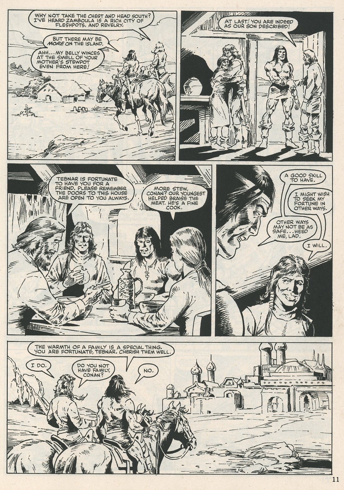 Read online The Savage Sword Of Conan comic -  Issue #115 - 11