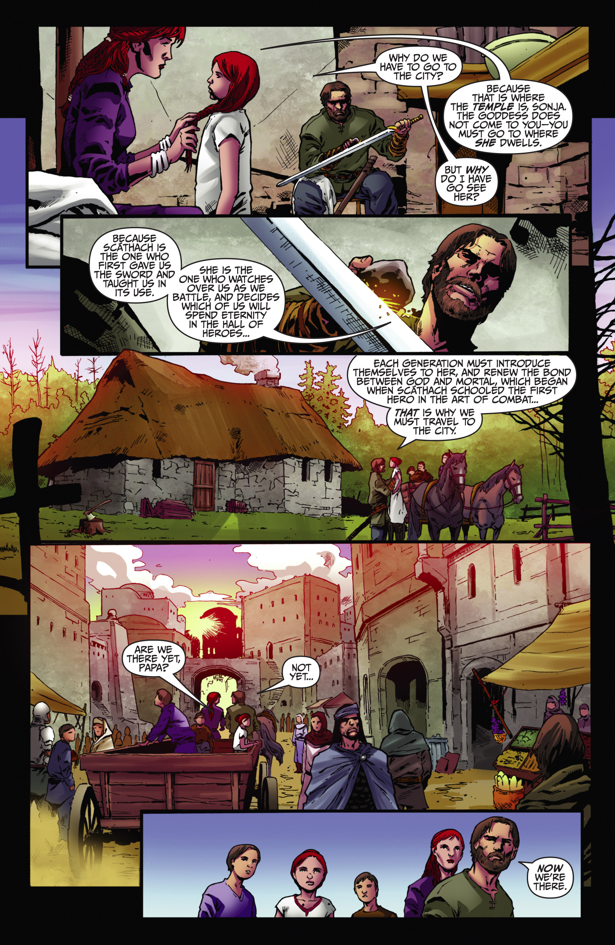 Read online Red Sonja: Vulture's Circle comic -  Issue #3 - 4