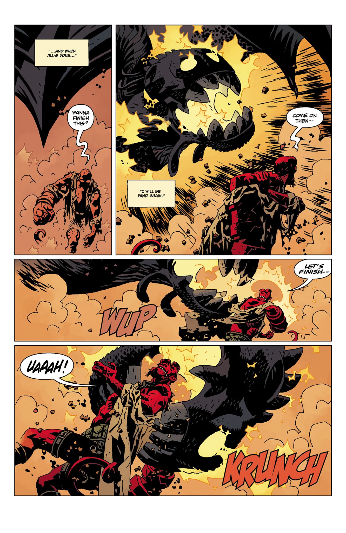 Read online Hellboy: The Storm And The Fury comic -  Issue # TPB - 143