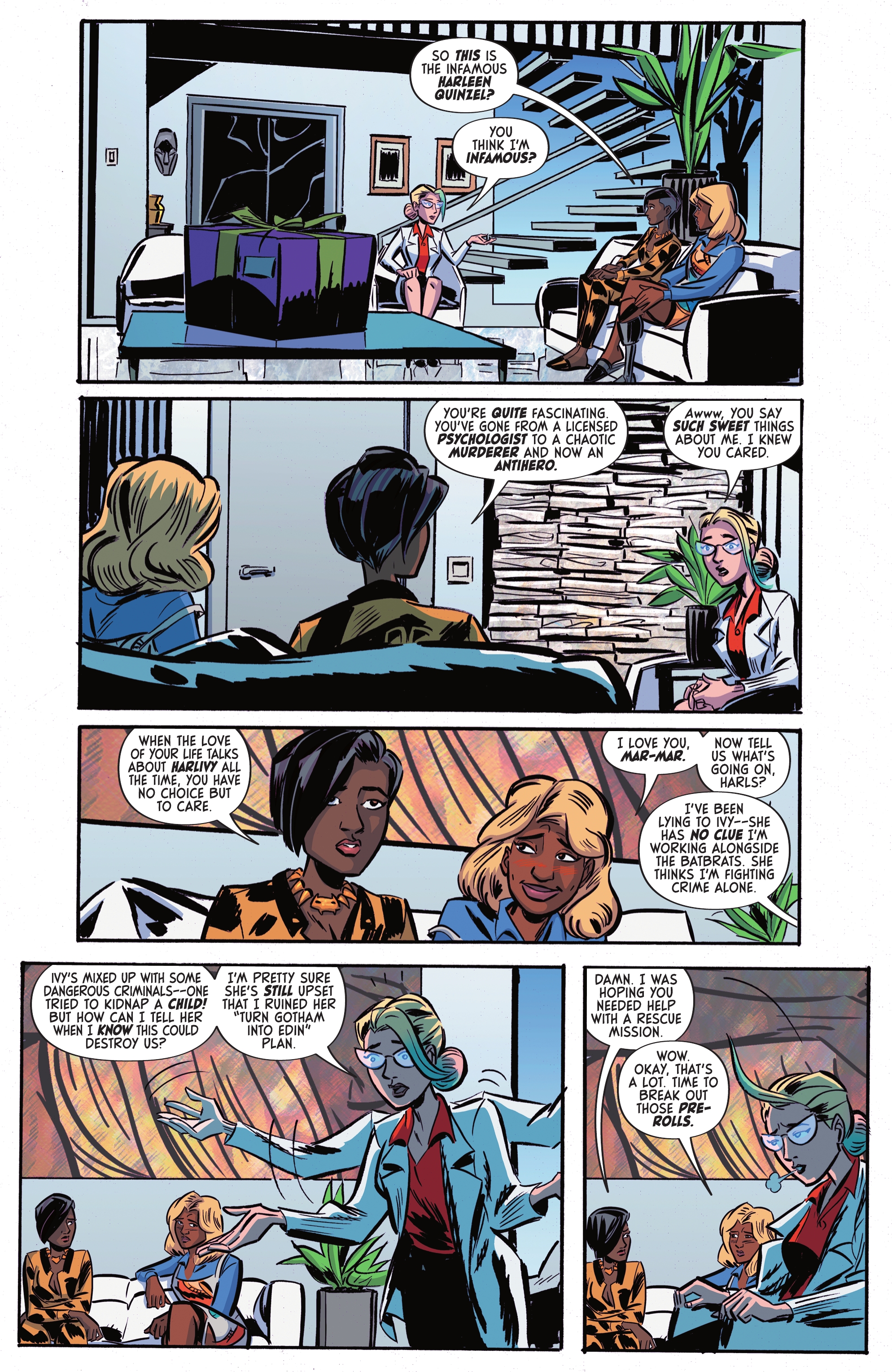 Read online Harley Quinn: The Animated Series: Legion of Bats! comic -  Issue #5 - 7
