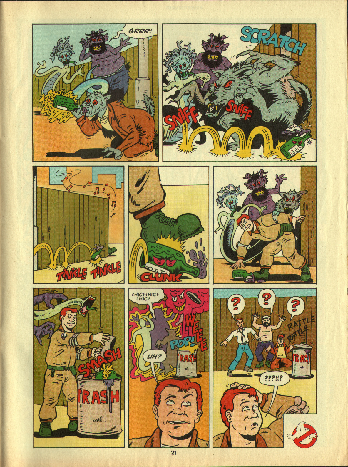 Read online The Real Ghostbusters comic -  Issue #20 - 21