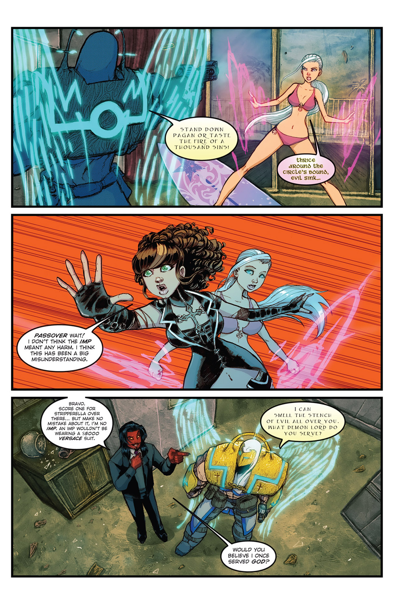 Read online Avengelyne (2011) comic -  Issue #4 - 14