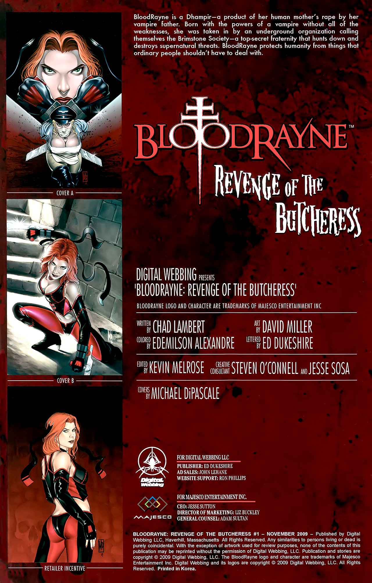 Read online BloodRayne: Revenge of the Butcheress comic -  Issue # Full - 3