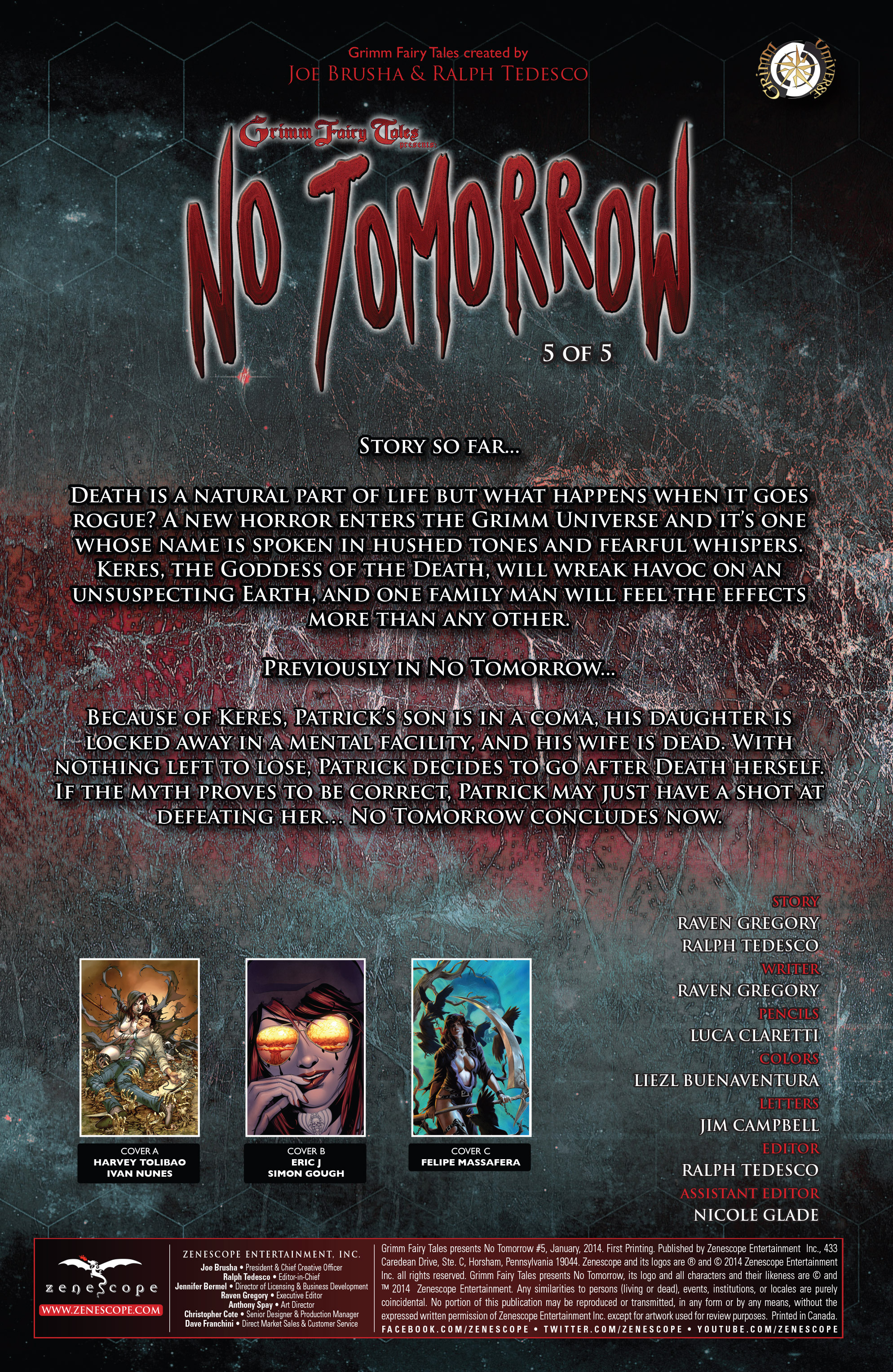 Read online Grimm Fairy Tales presents No Tomorrow comic -  Issue # TPB - 96