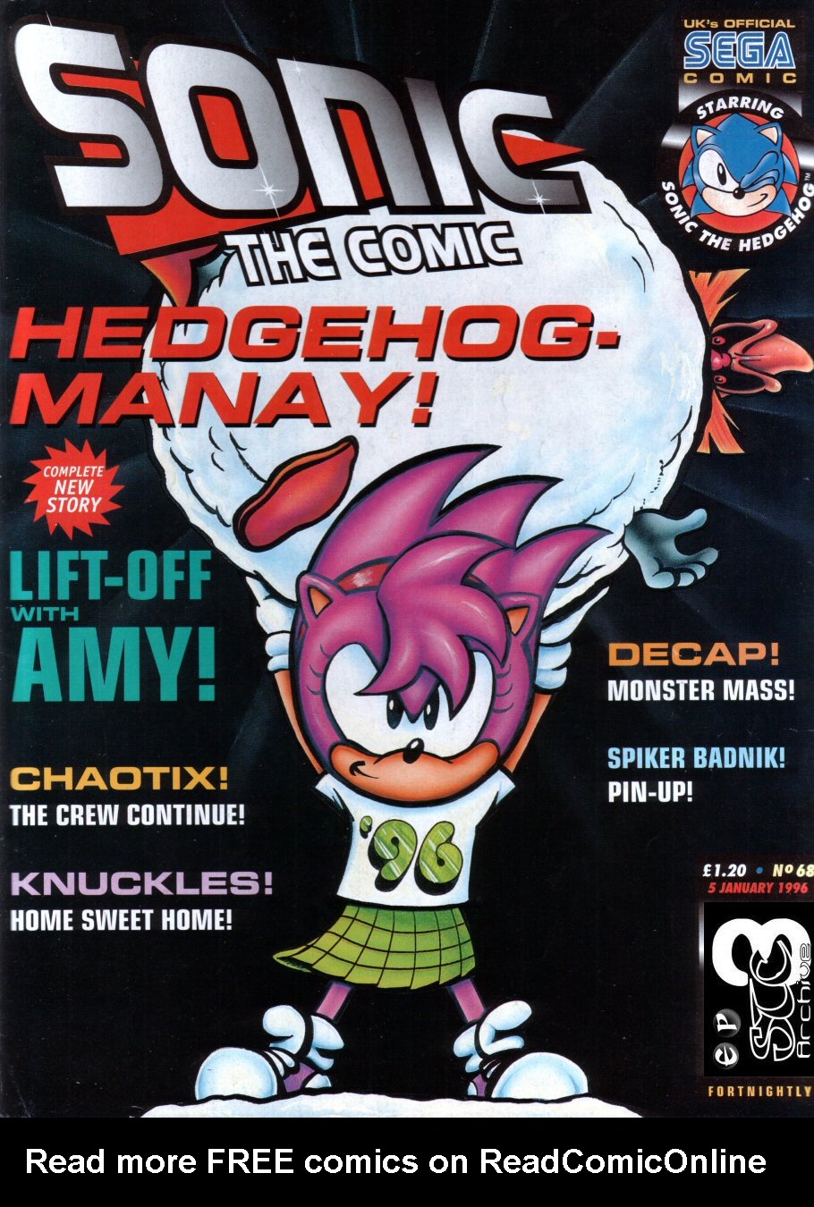 Read online Sonic the Comic comic -  Issue #68 - 1