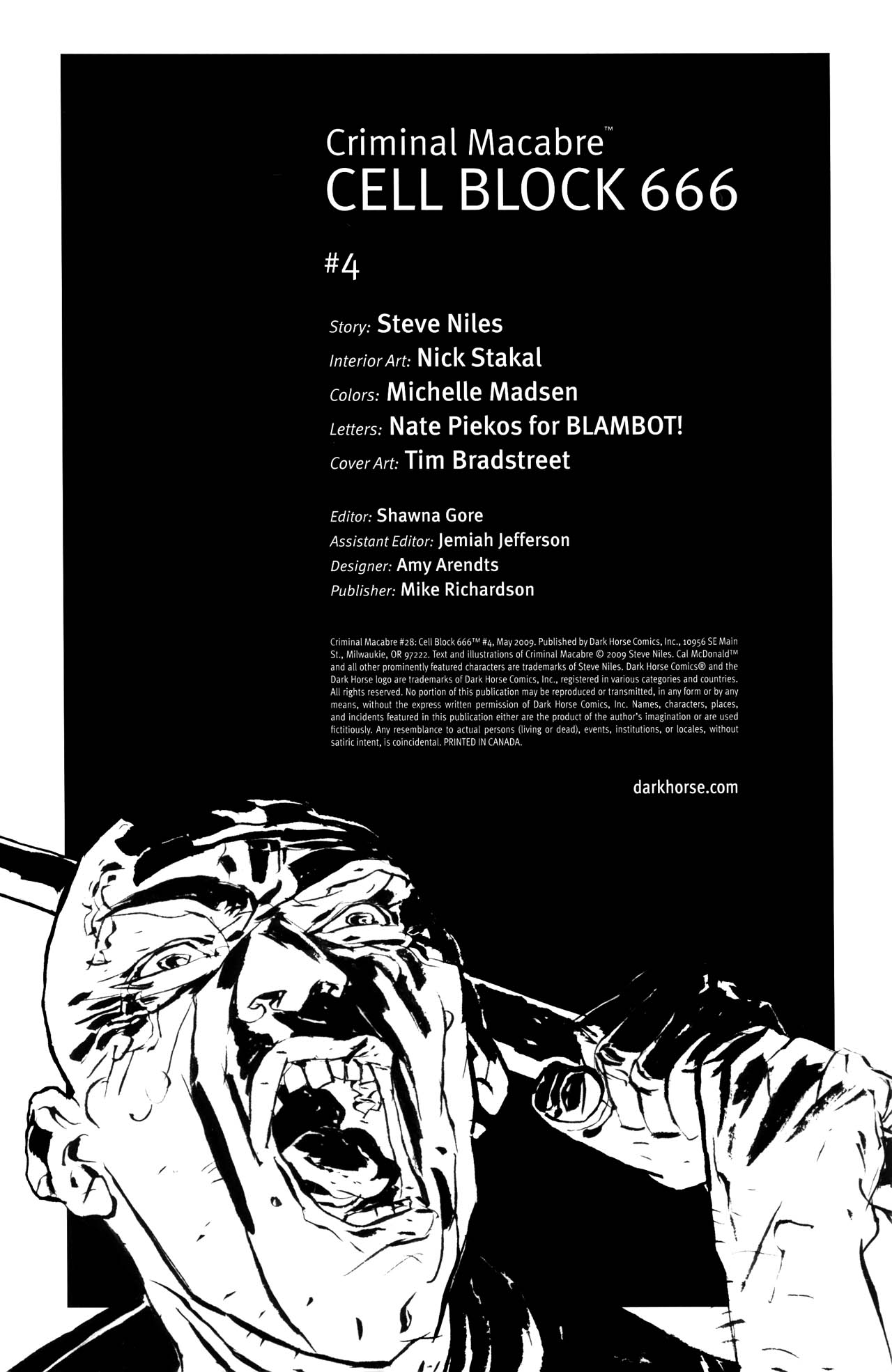 Read online Criminal Macabre: Cell Block 666 comic -  Issue #4 - 2