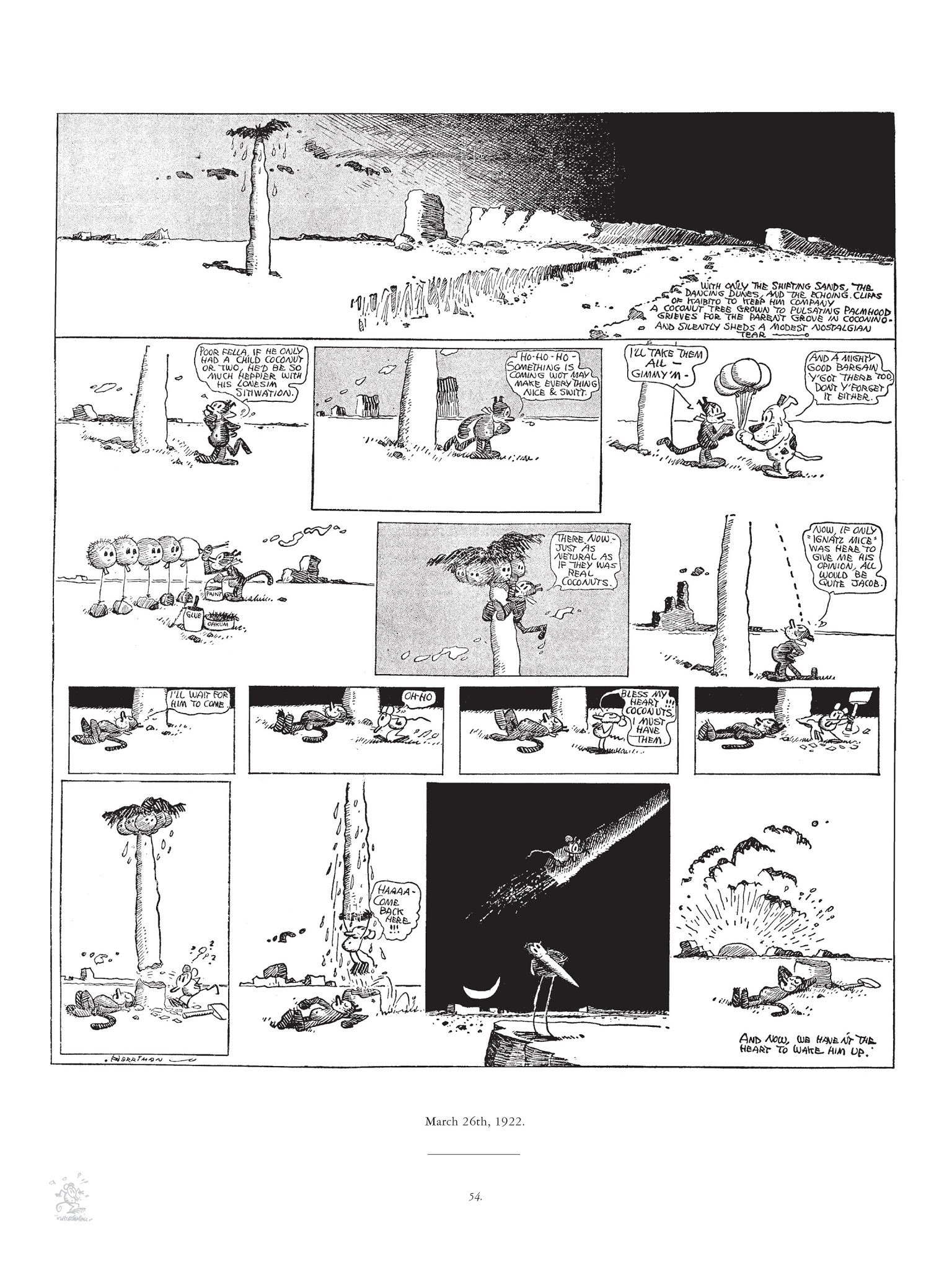 Read online Krazy & Ignatz comic -  Issue # TPB 3 - 54