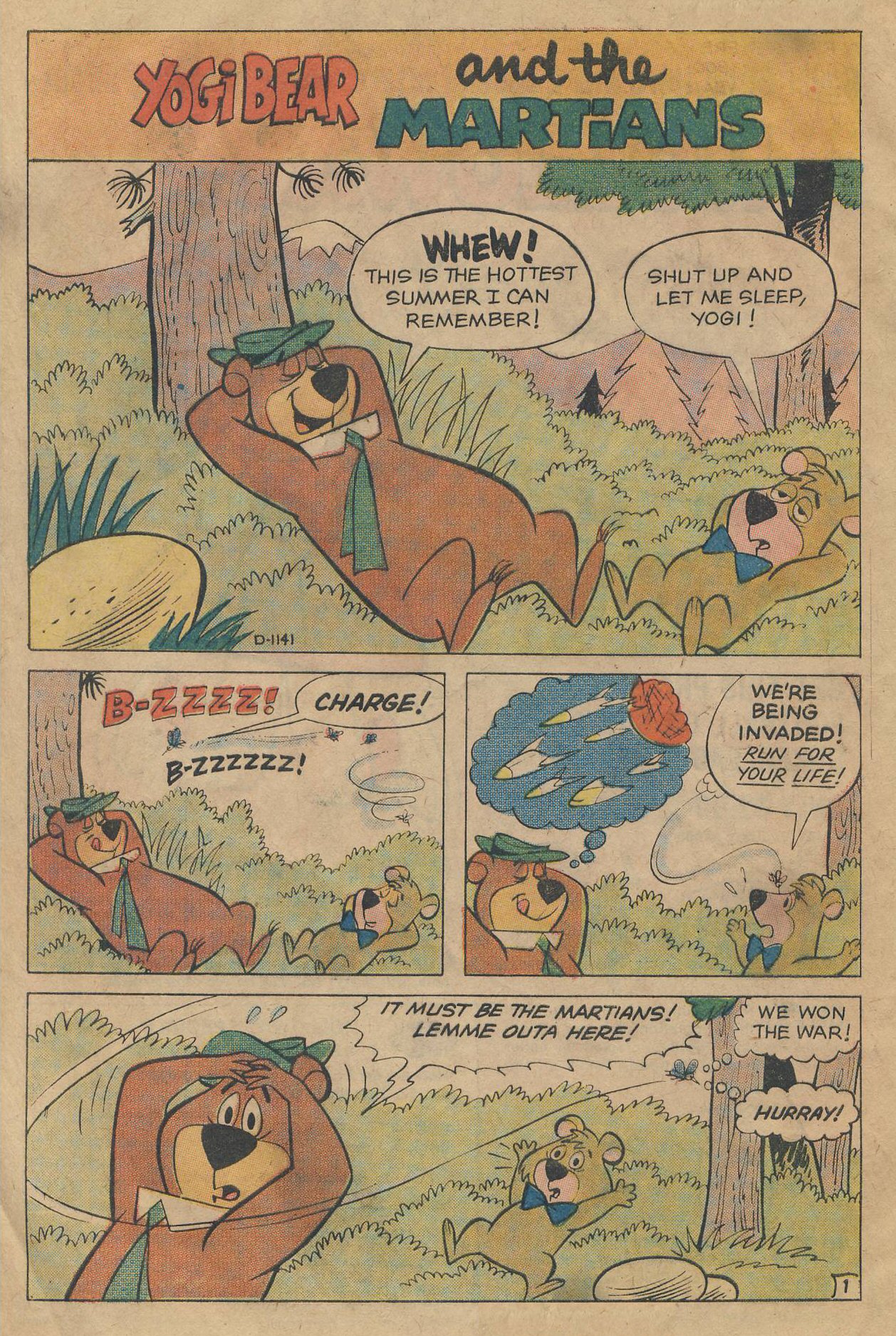 Read online Yogi Bear (1970) comic -  Issue #3 - 8