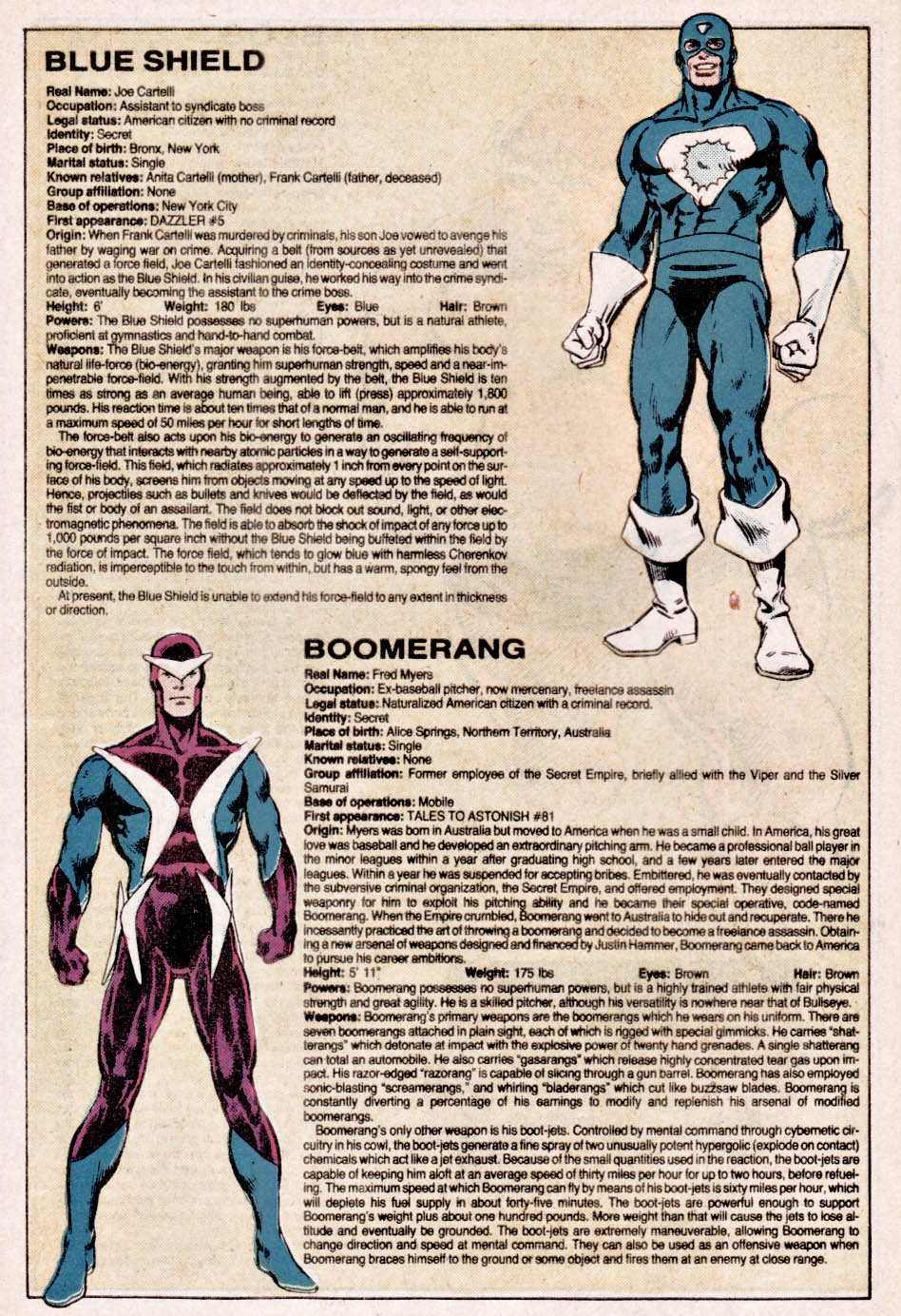 Read online The Official Handbook of the Marvel Universe comic -  Issue #2 - 18