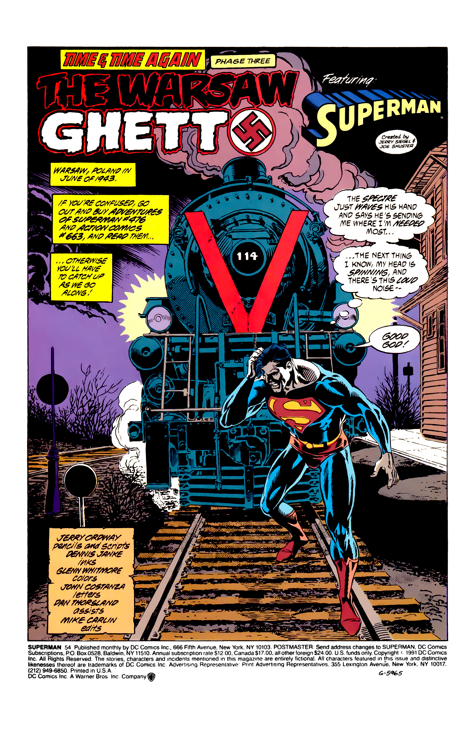 Read online Superman (1987) comic -  Issue #54 - 2